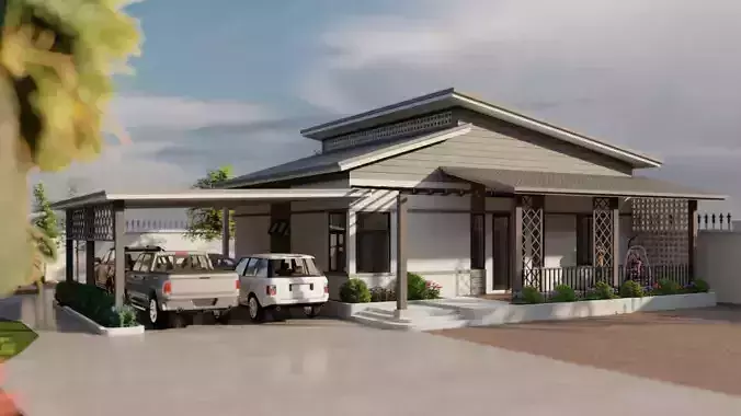 Vocation House 3D model