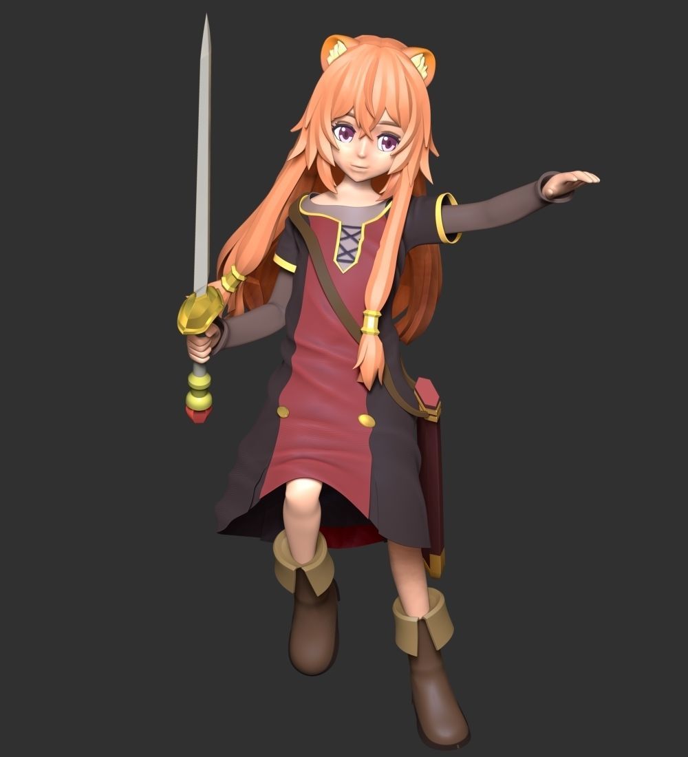 Child Raphtalia - The Rising of the Shield Hero 3D print model_6