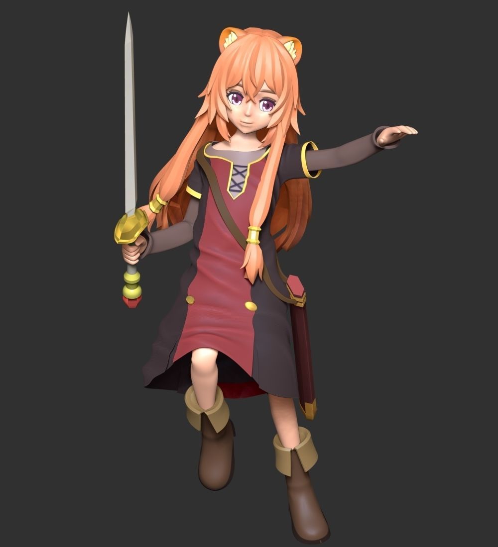 Child Raphtalia - The Rising of the Shield Hero 3D print model_2