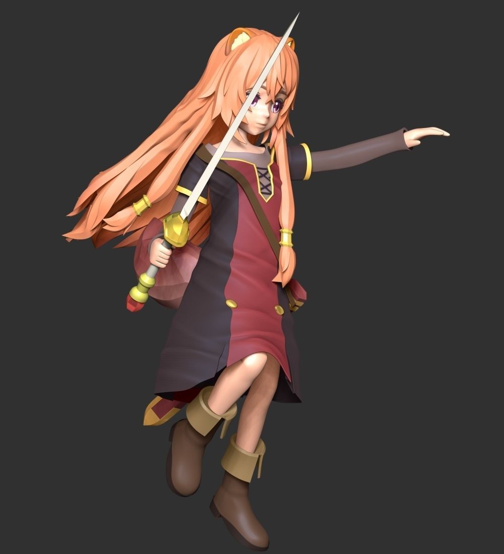 Child Raphtalia - The Rising of the Shield Hero 3D print model_3