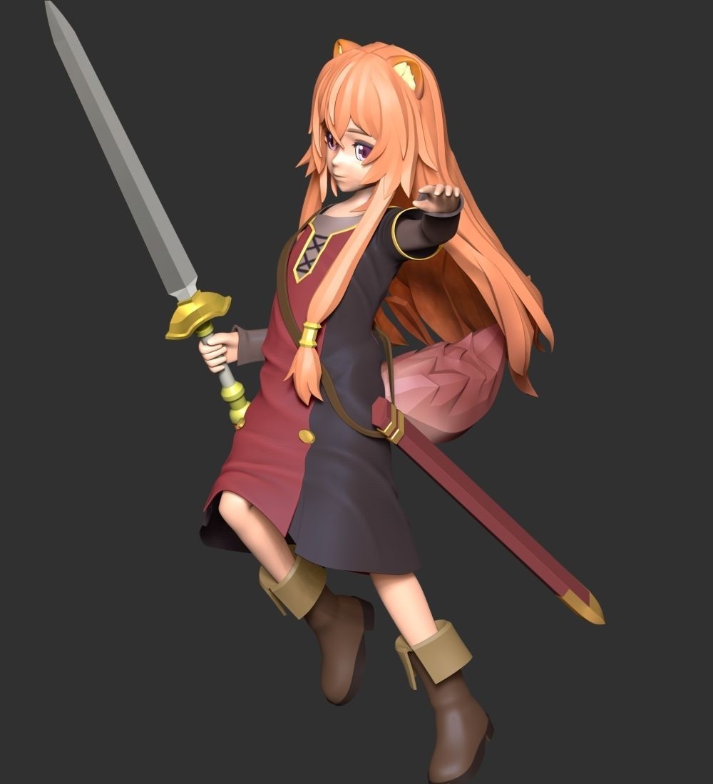 Child Raphtalia - The Rising of the Shield Hero 3D print model_5