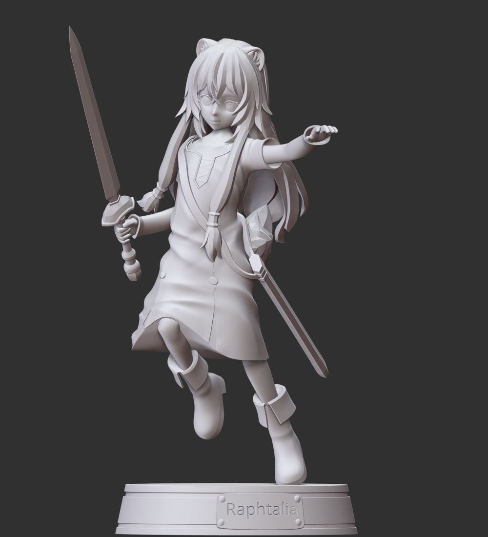 Child Raphtalia - The Rising of the Shield Hero 3D print model_9