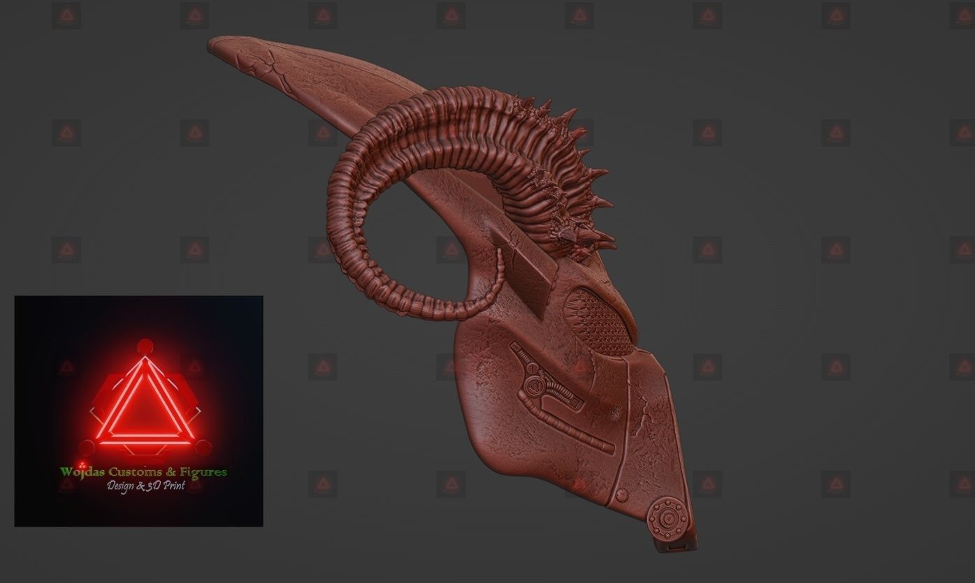 Predator Bio Mask ver 11 3D print model_2