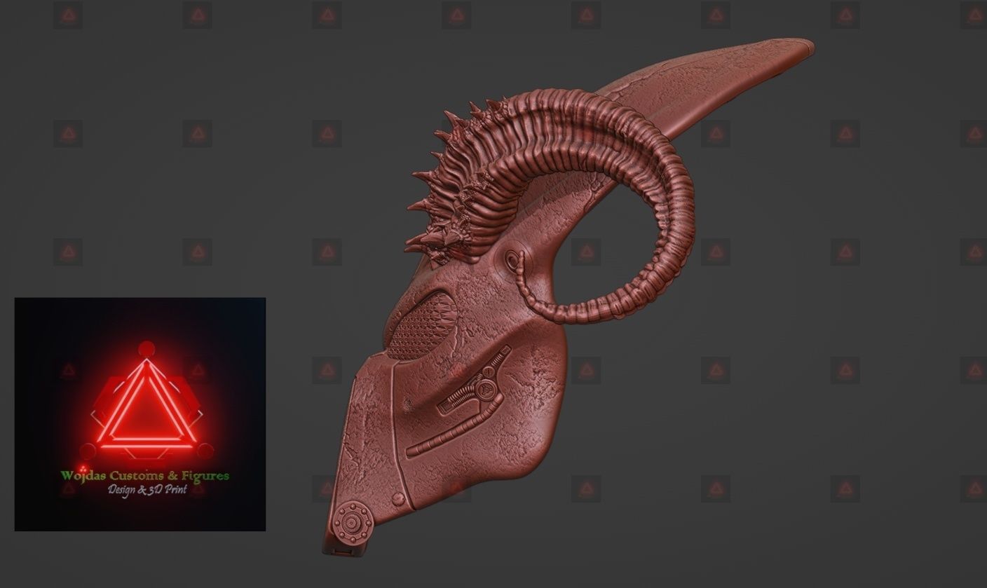 Predator Bio Mask ver 11 3D print model_1