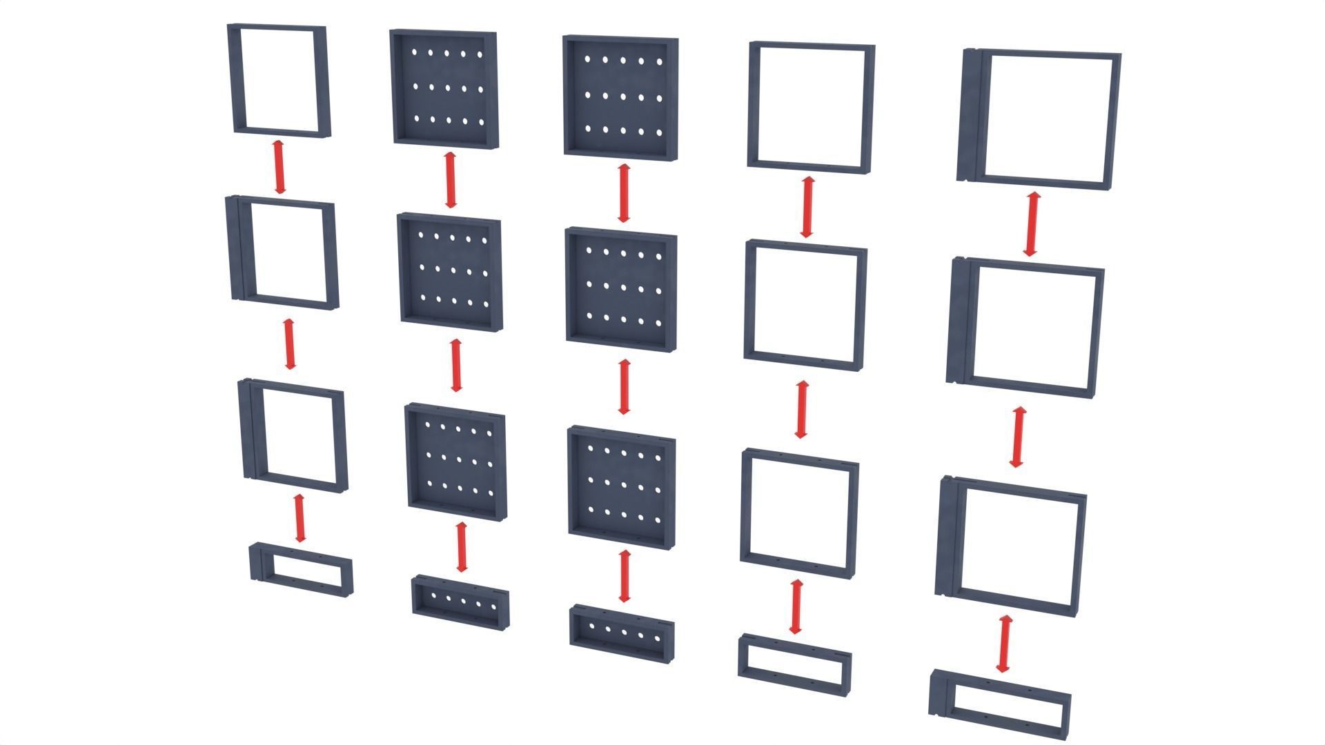 Set 1a - Death Star Vader vs Obi-Wan 1-6 scale Hottoys 3D Model Collection_27