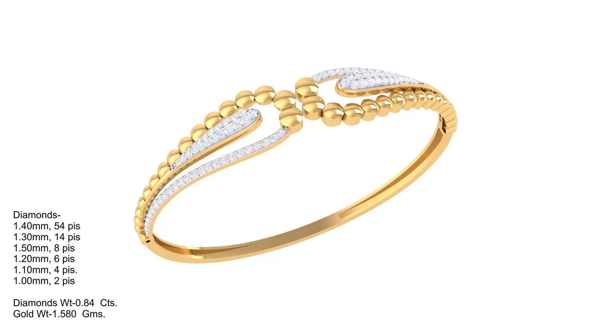 Bracelets for ladies 3D print model