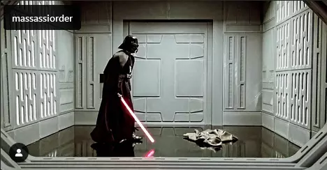 Set 1a - Death Star Vader vs Obi-Wan 1-12 scale Blackseries 3D Model Collection_81