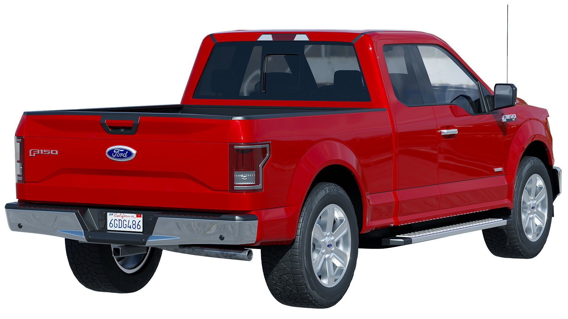 Ford F150 XLT 2015 3D model_1