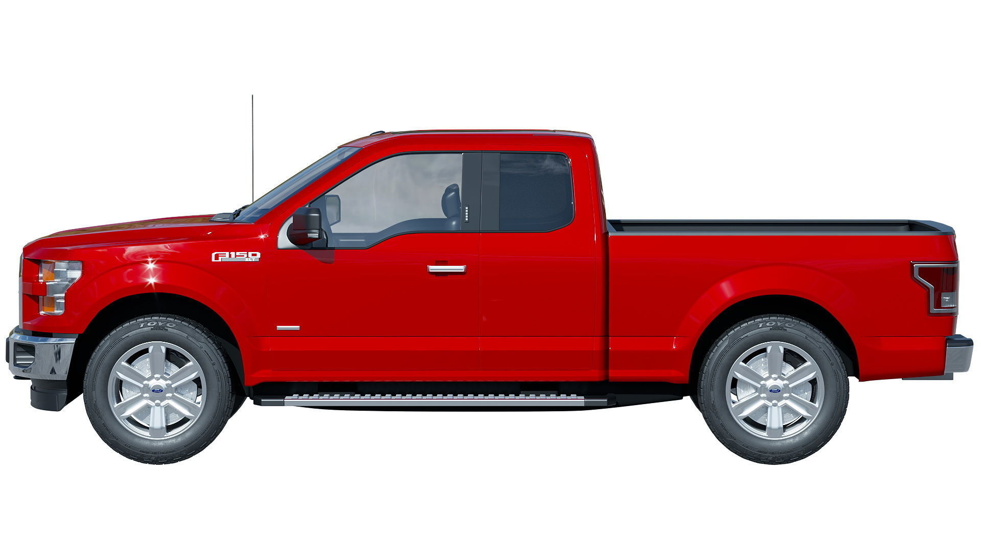 Ford F150 XLT 2015 3D model_2