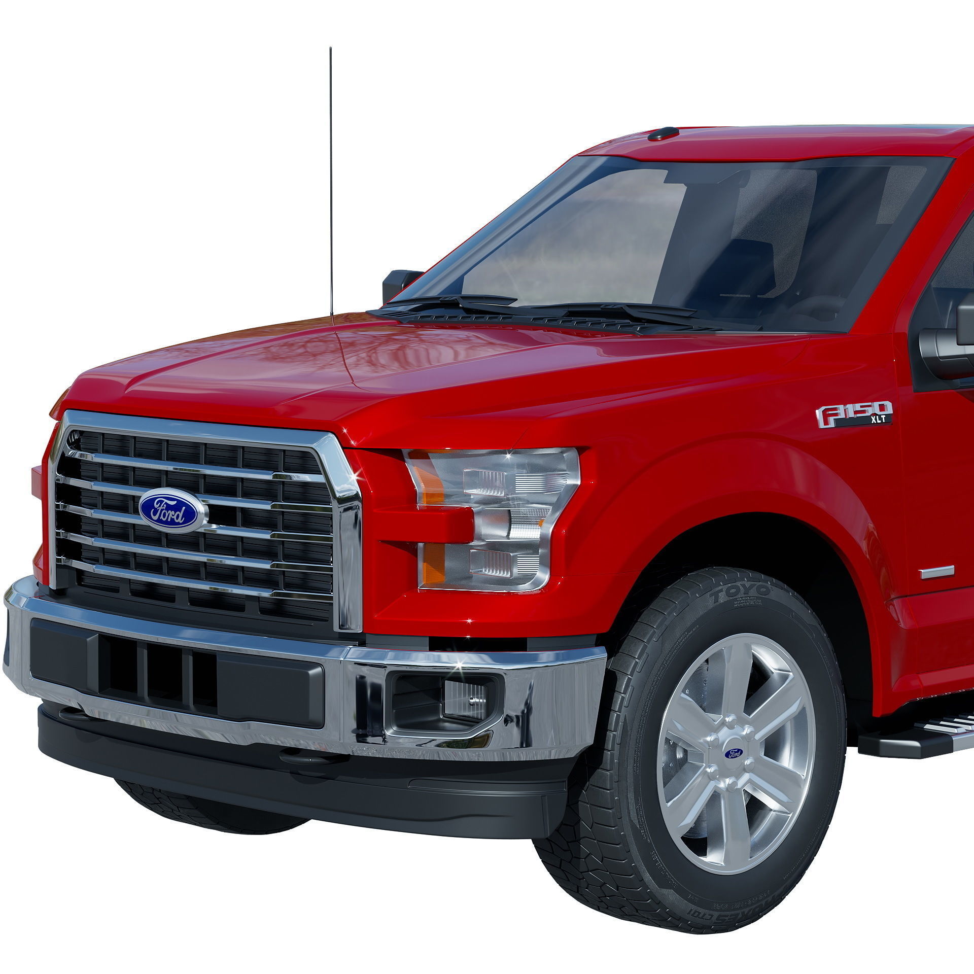 Ford F150 XLT 2015 3D model_5