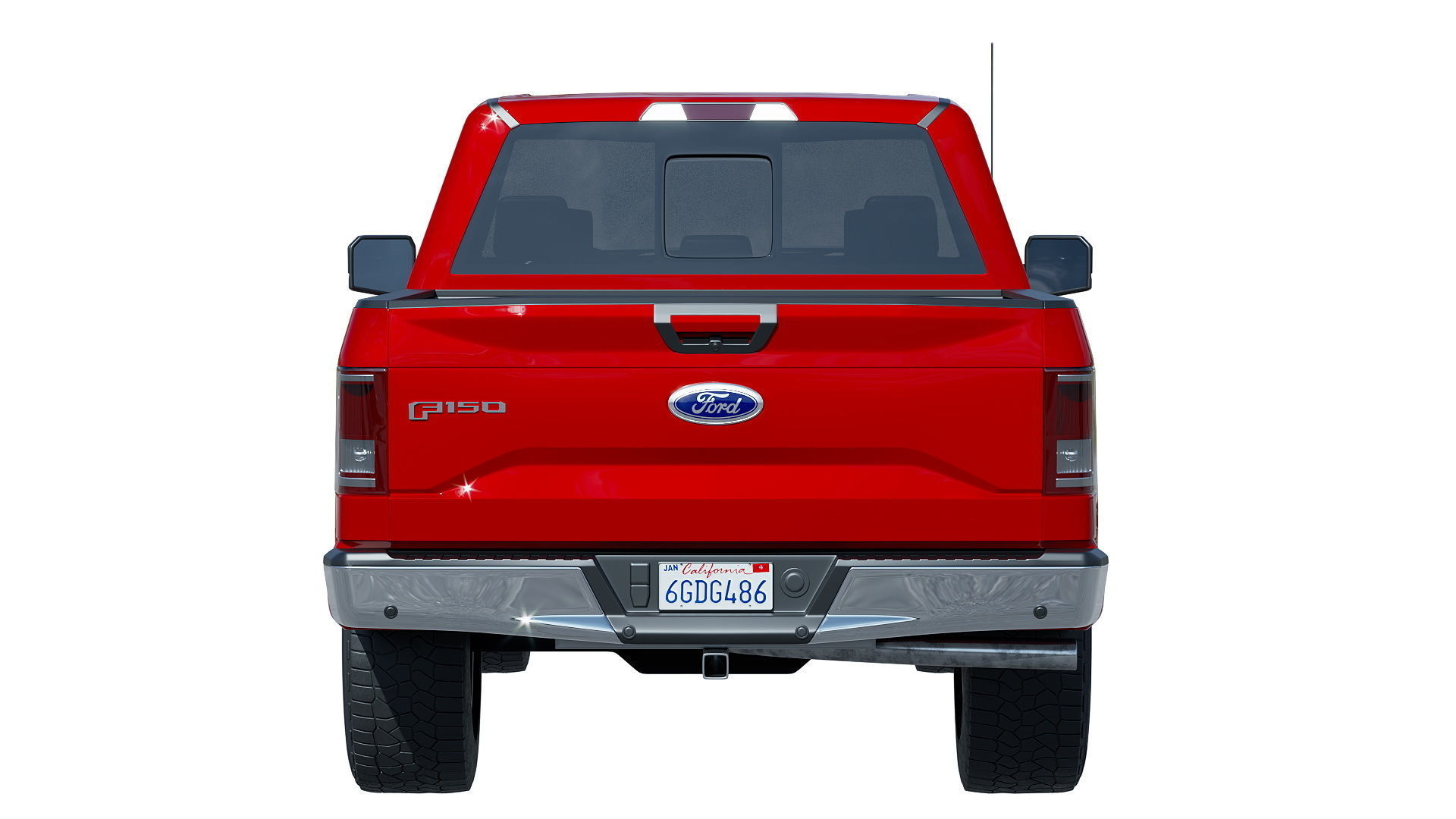 Ford F150 XLT 2015 3D model_4
