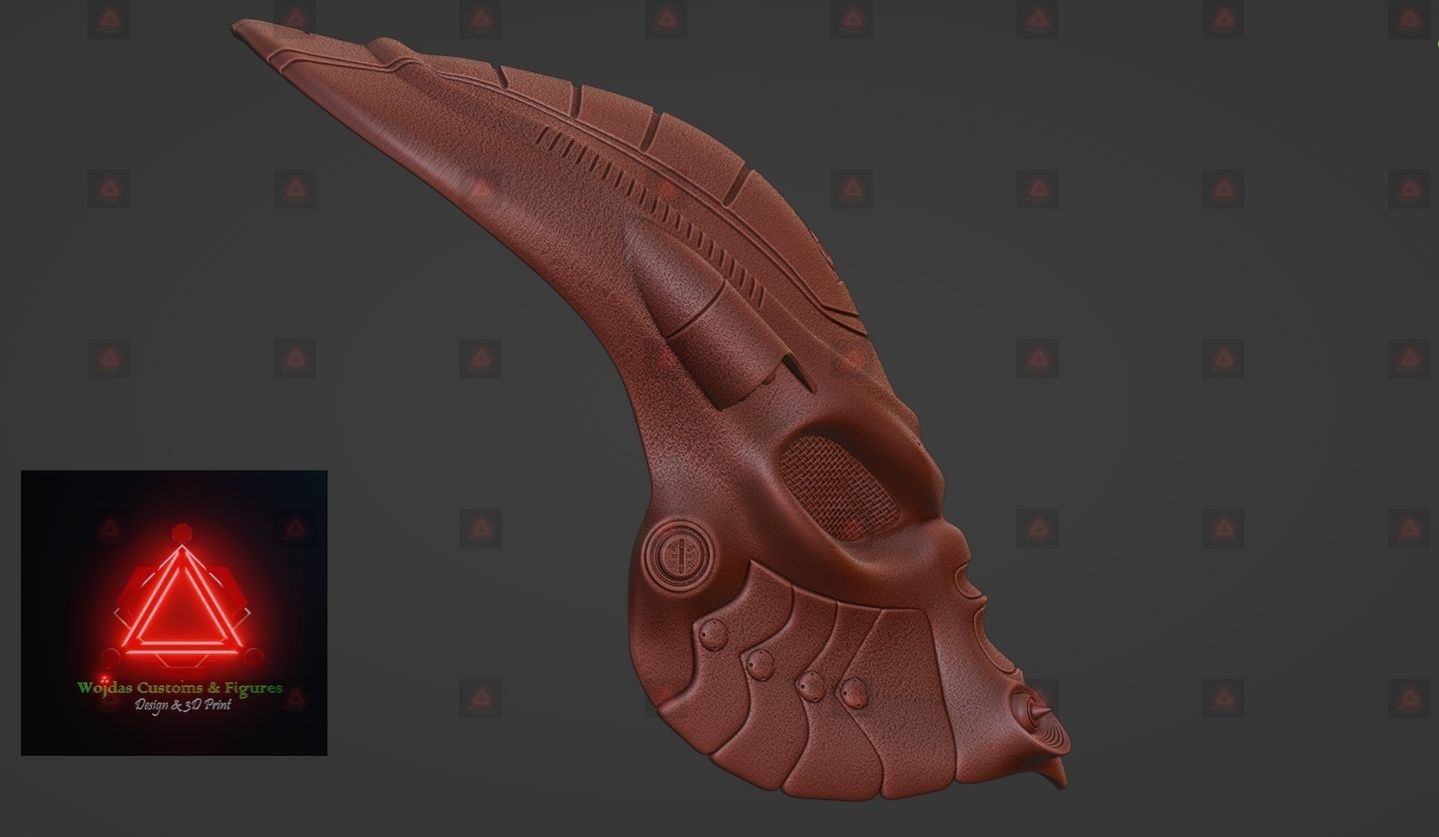 Predator Bio Mask Ver 7 3D print model_2