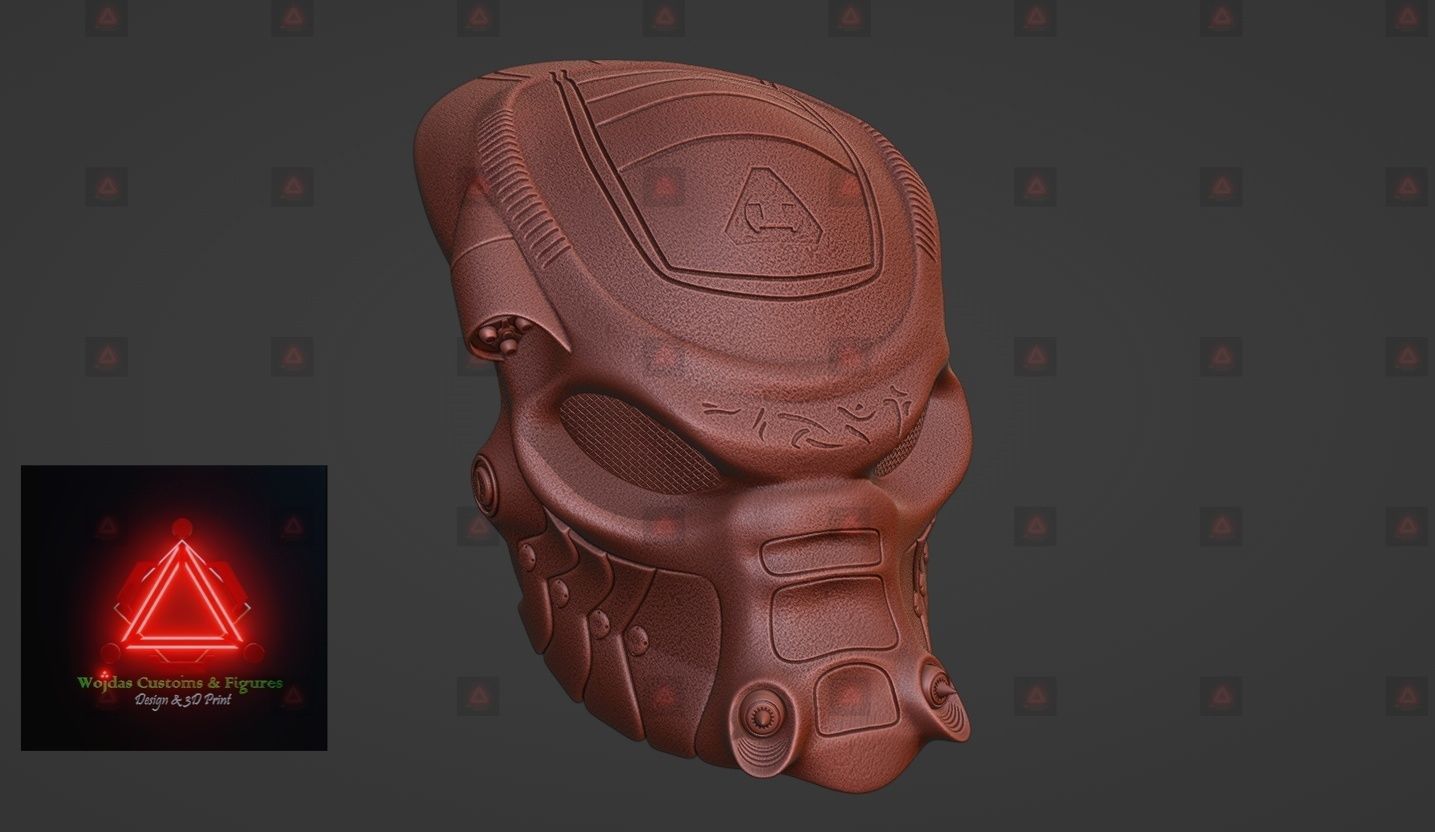 Predator Bio Mask Ver 7 3D print model_4