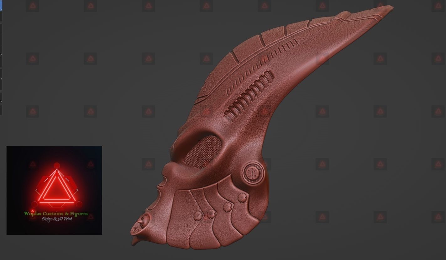 Predator Bio Mask Ver 7 3D print model_1