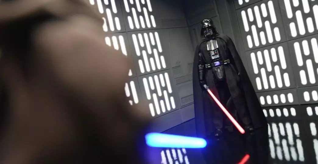 Set 1a - Death Star Vader vs Obi-Wan 1-18 scale Hasbro Kenner 3D Model Collection_52