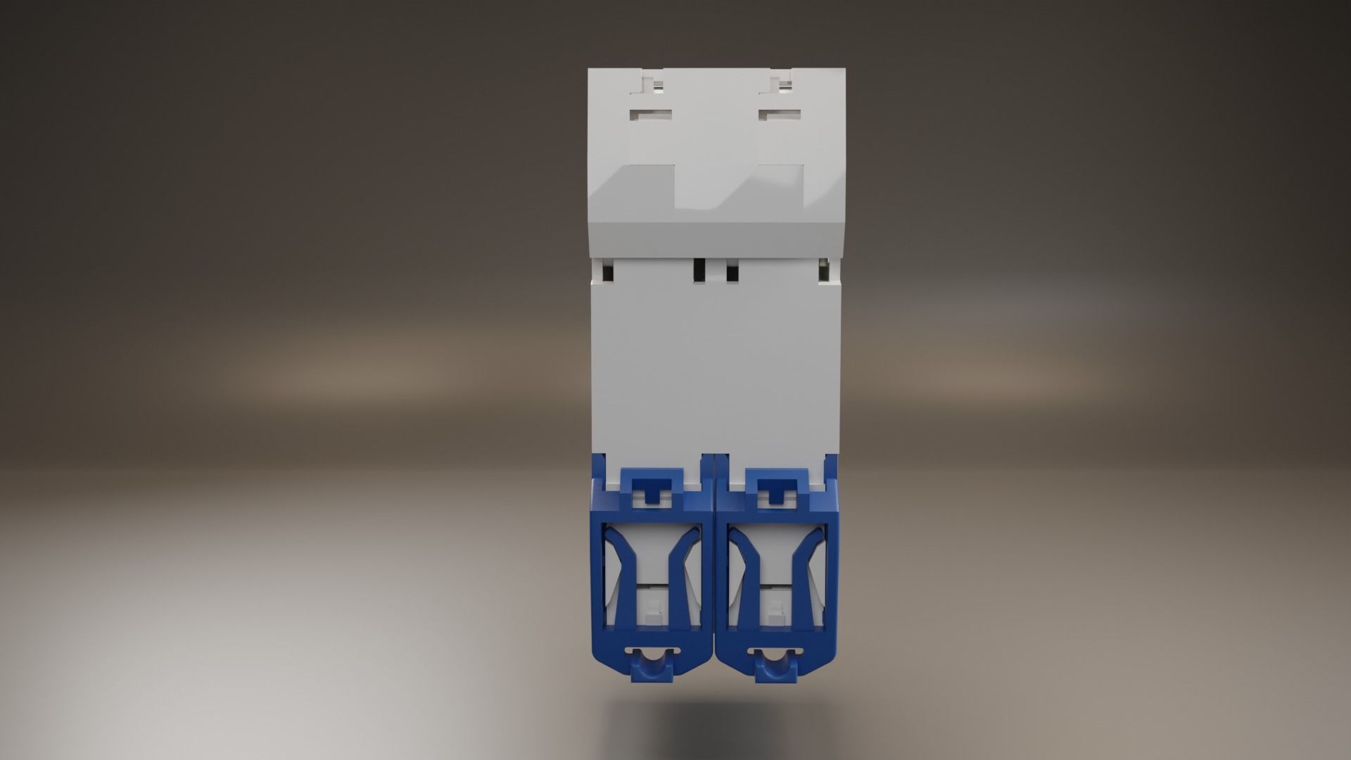 Electrical part 2pole Miniature Circuit Breaker 3D model_9