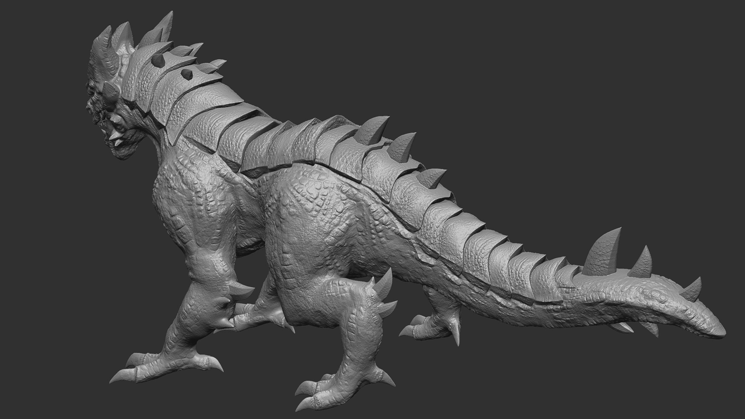 Drake The Dragon - Wingless Dragon - Ver 2024 Low-poly 3D model_14