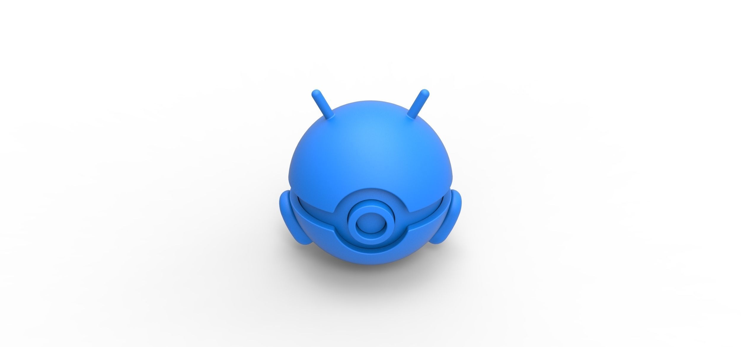 Android orb 3D print model_12