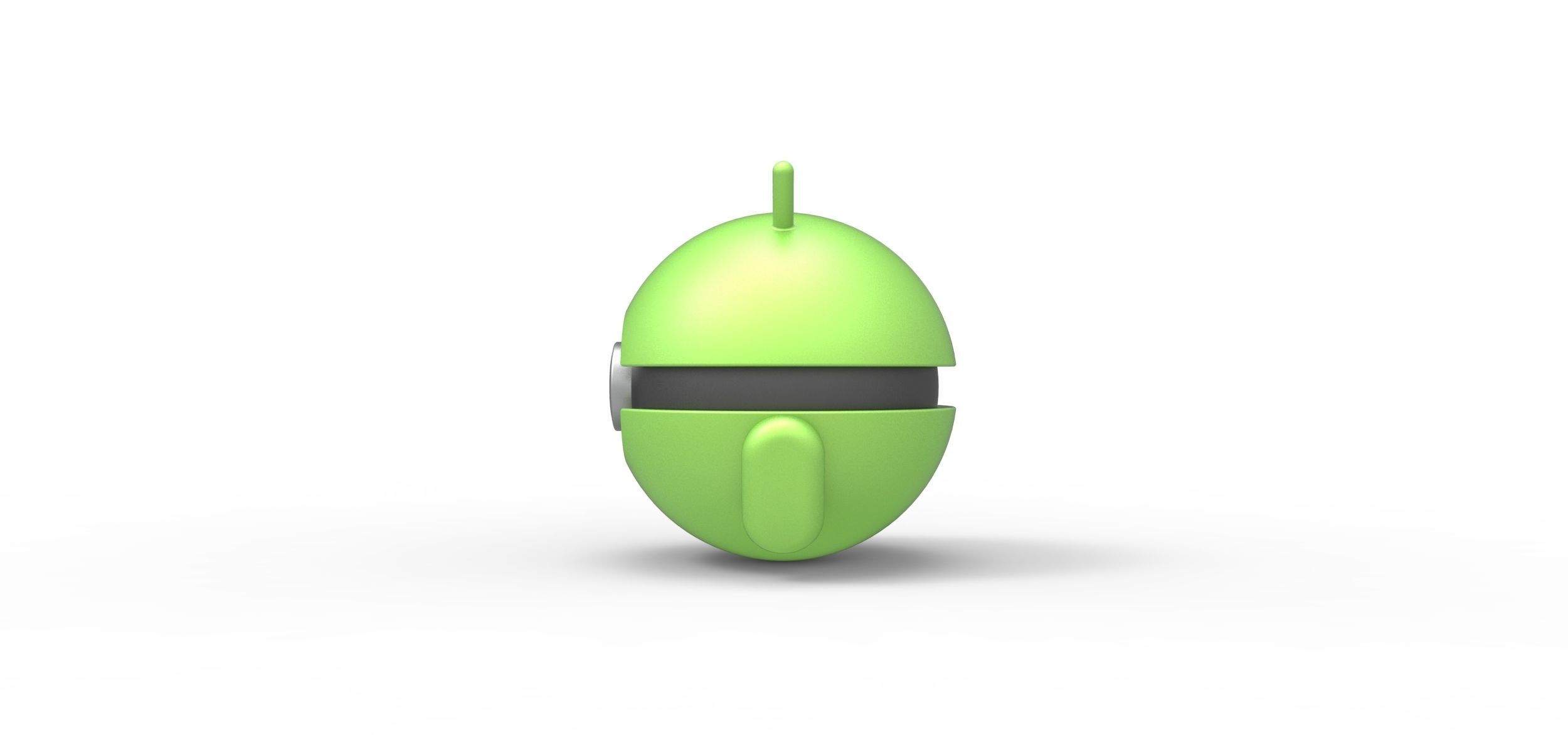 Android orb 3D print model_6