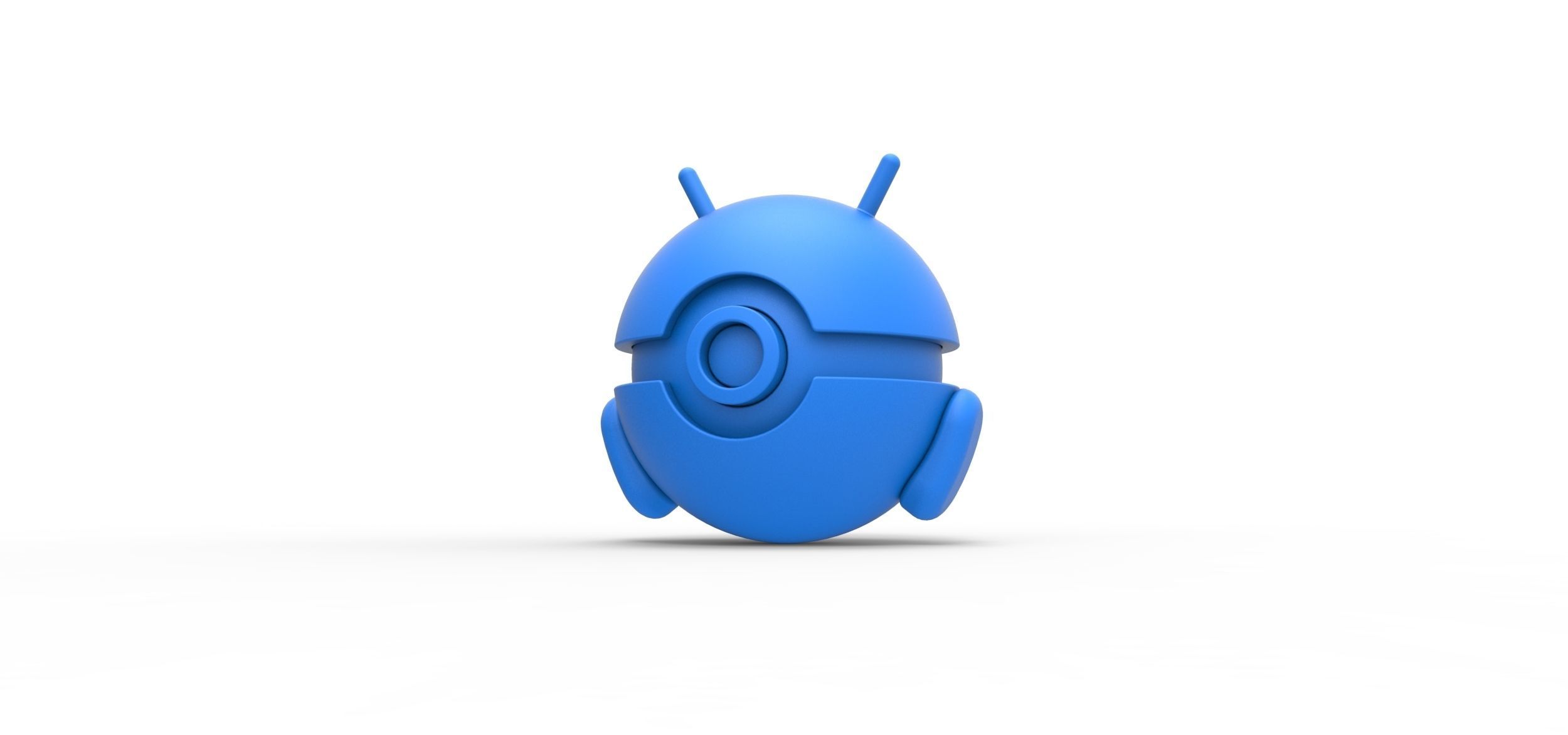 Android orb 3D print model_10
