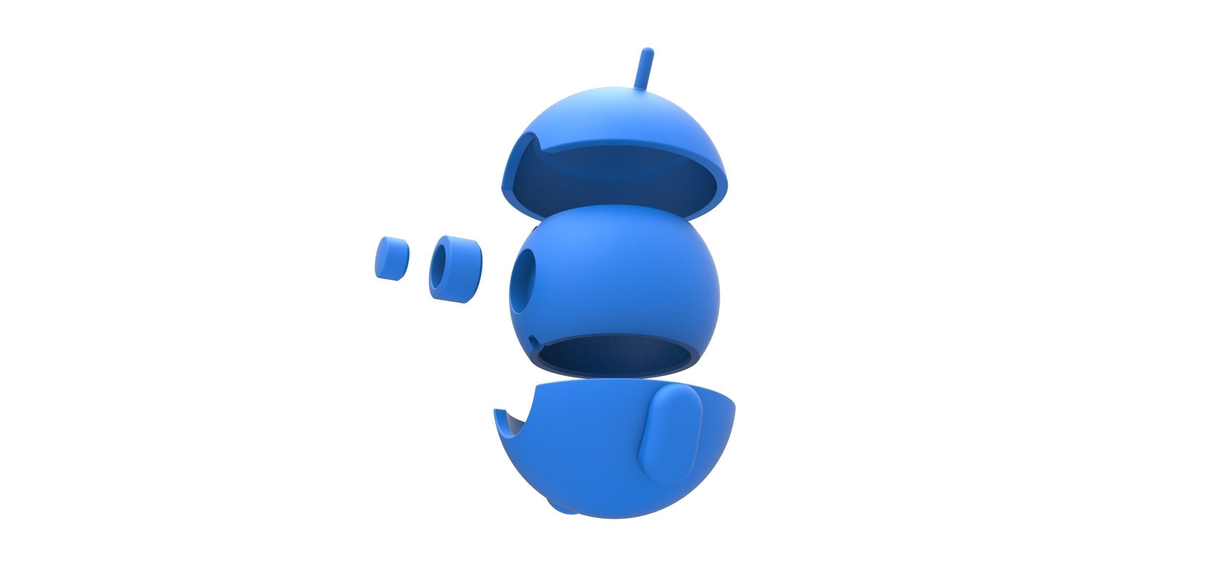 Android orb 3D print model_19