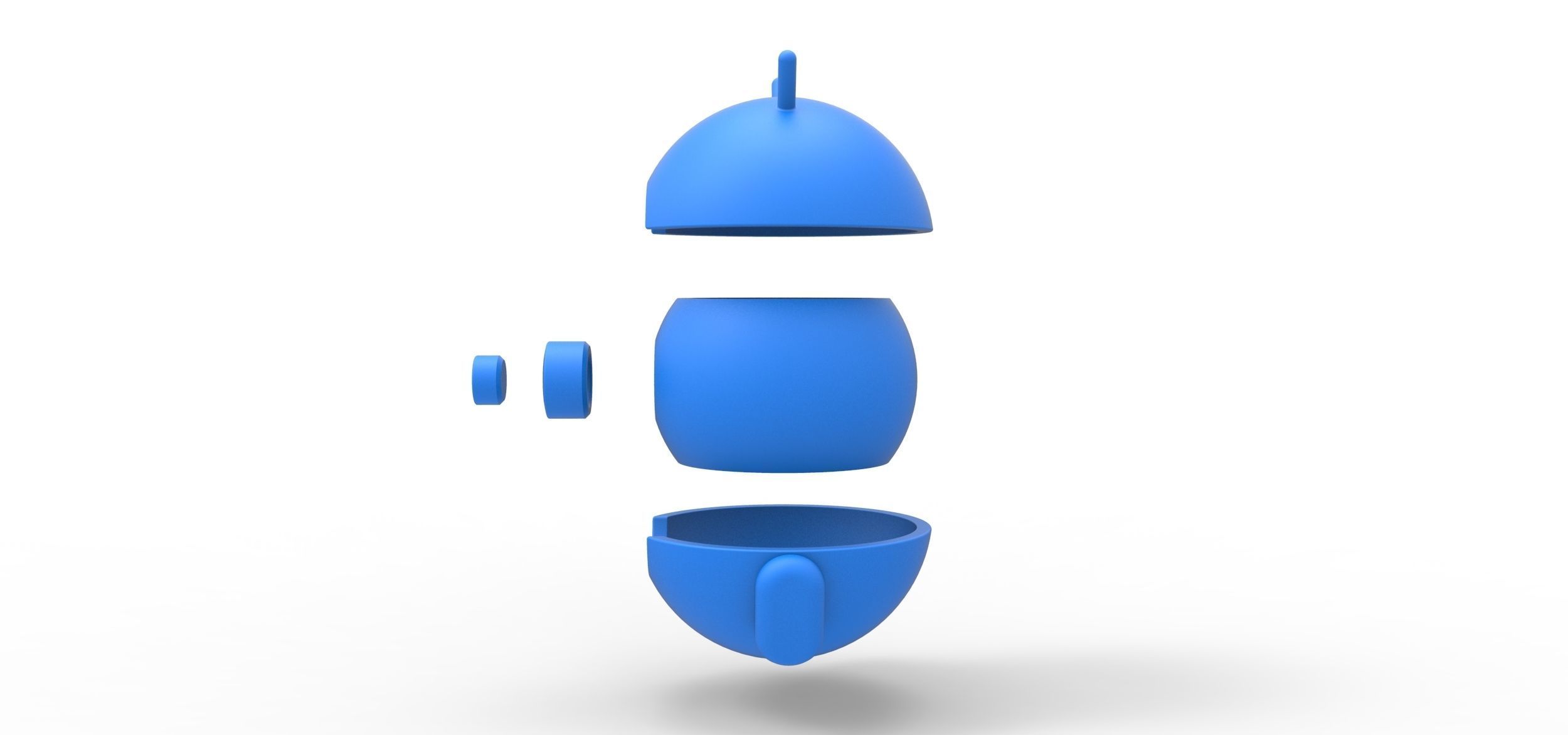 Android orb 3D print model_21