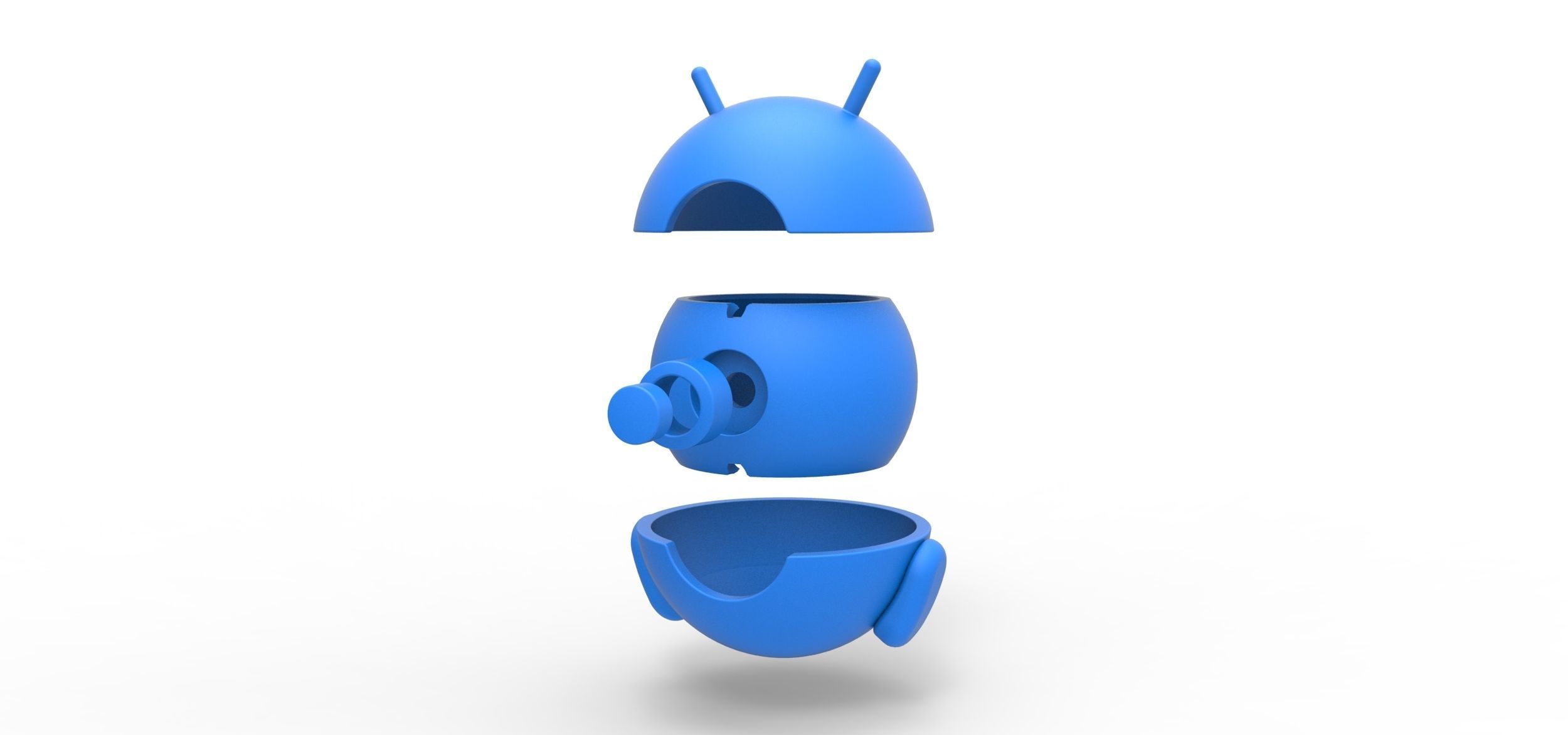 Android orb 3D print model_20