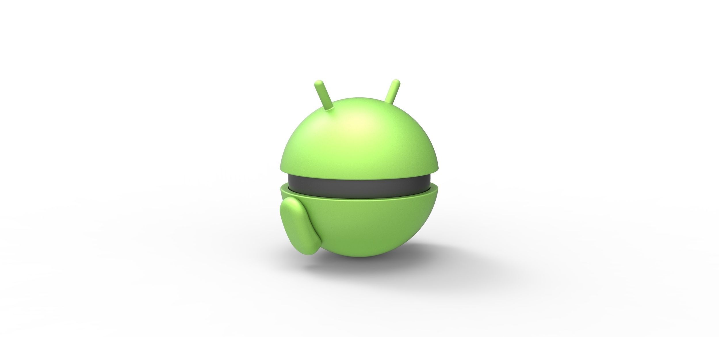 Android orb 3D print model_7