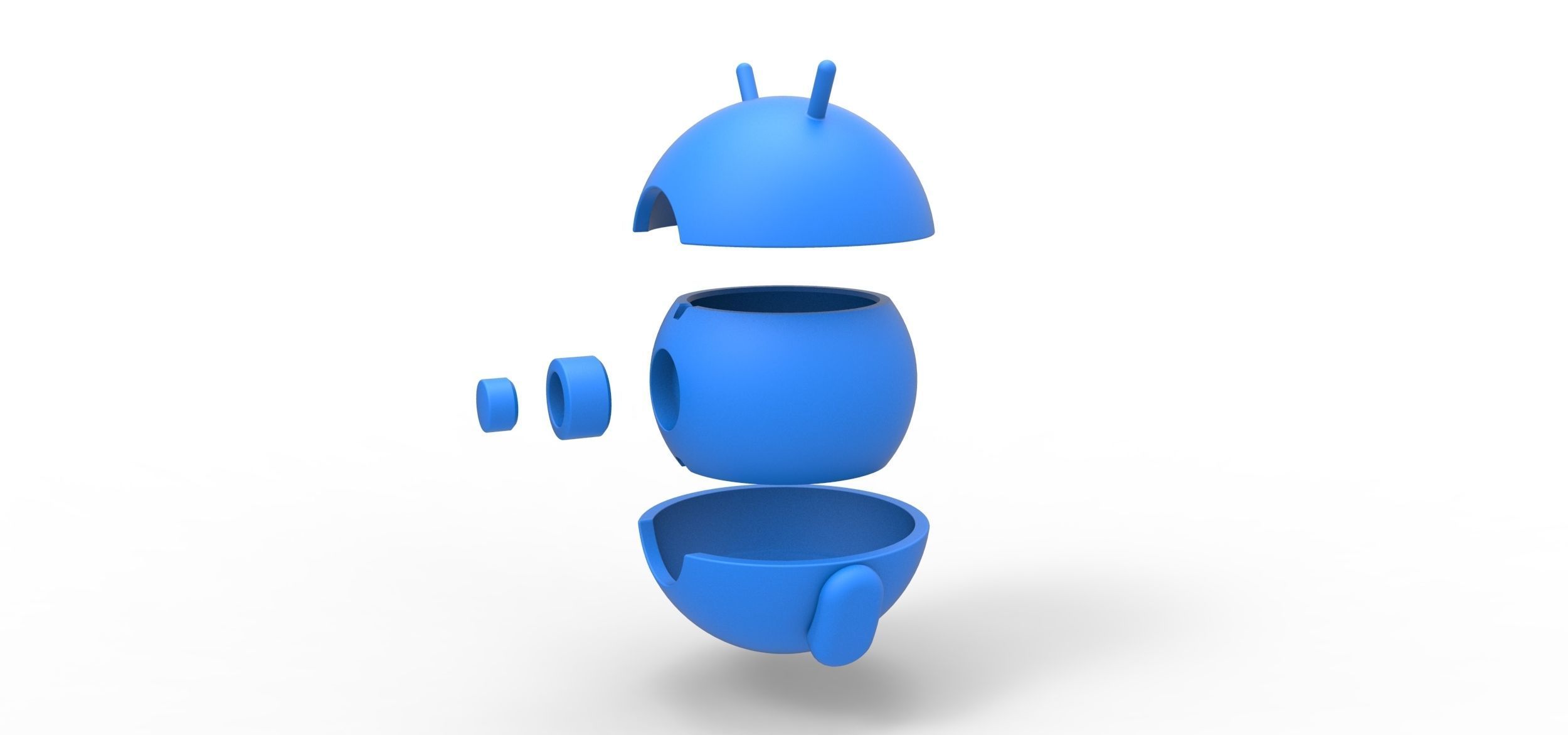 Android orb 3D print model_18