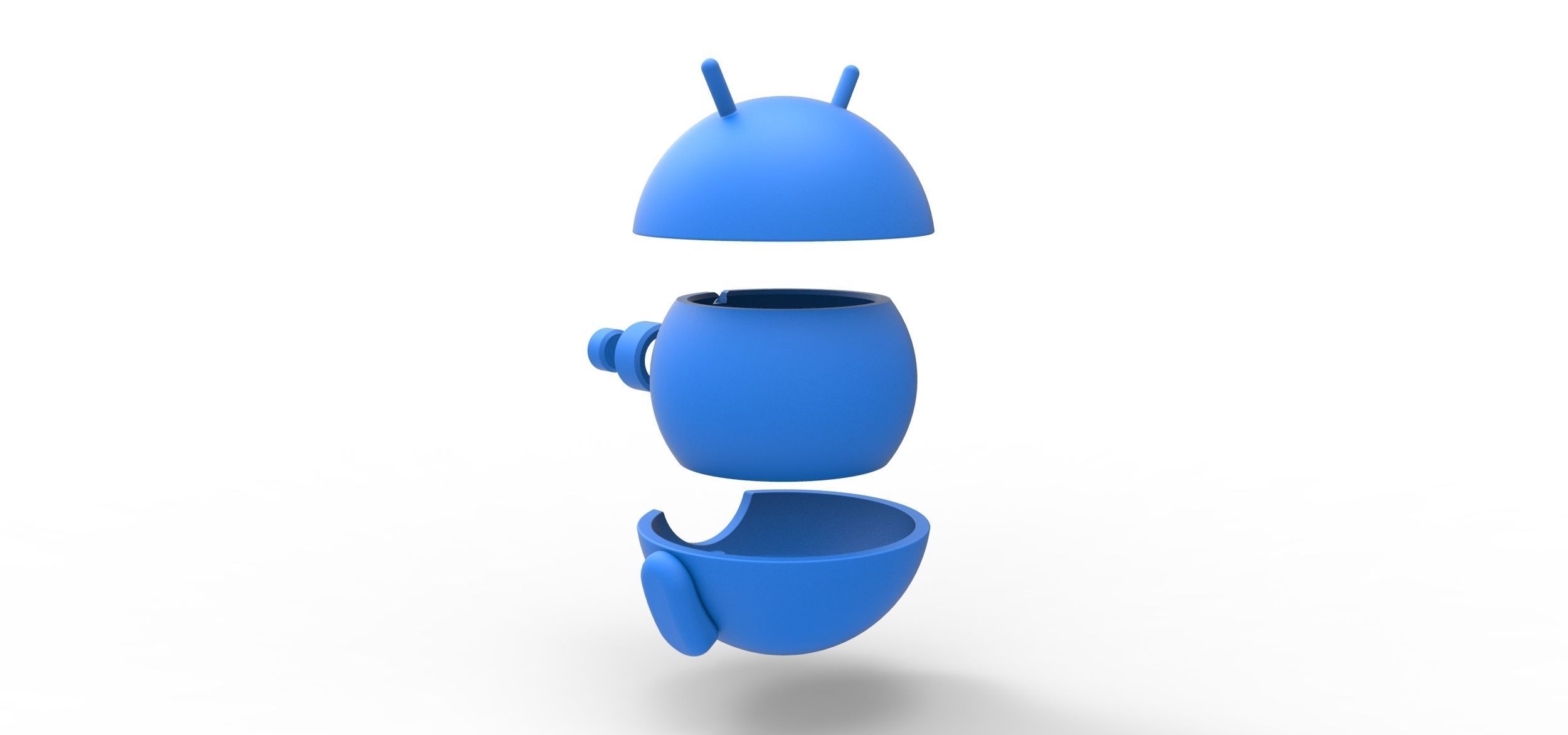 Android orb 3D print model_22