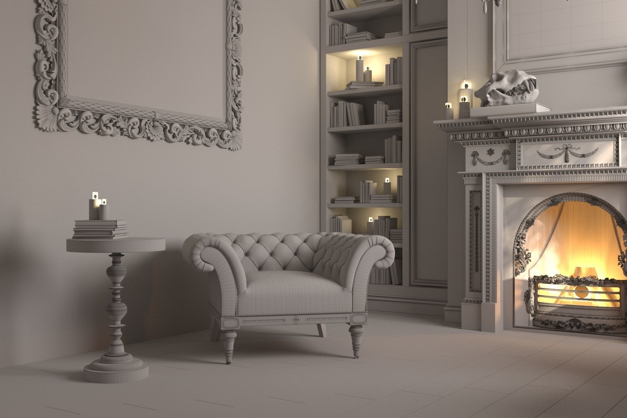 Dark study 3D model_8