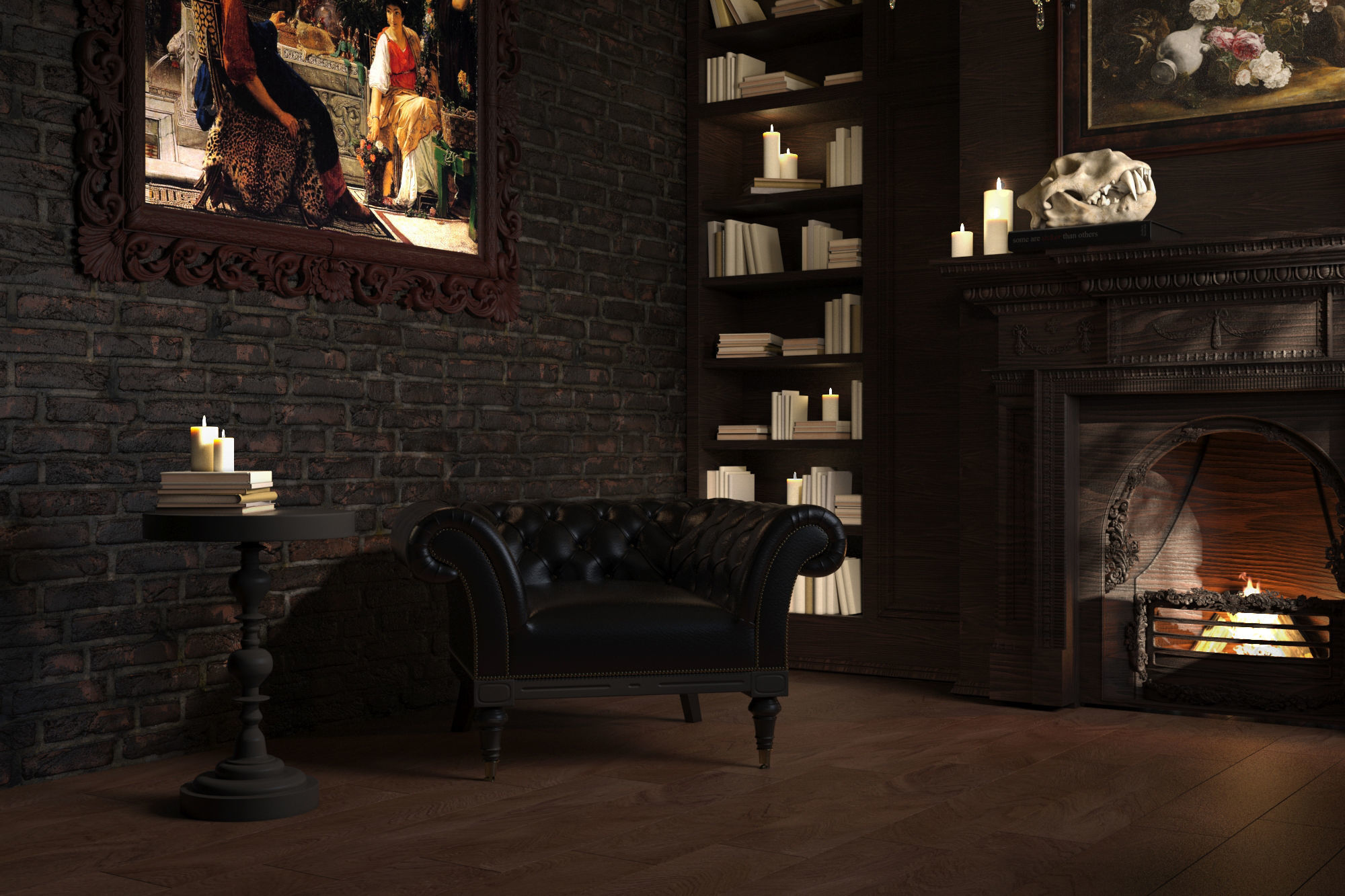 Dark study 3D model_2