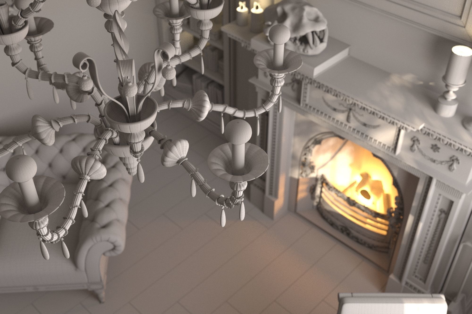 Dark study 3D model_10