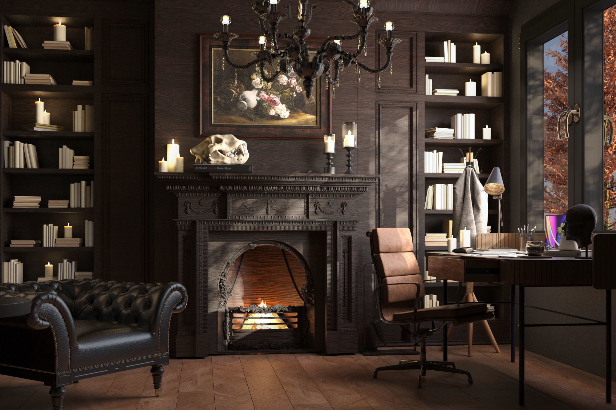 Dark study 3D model_3