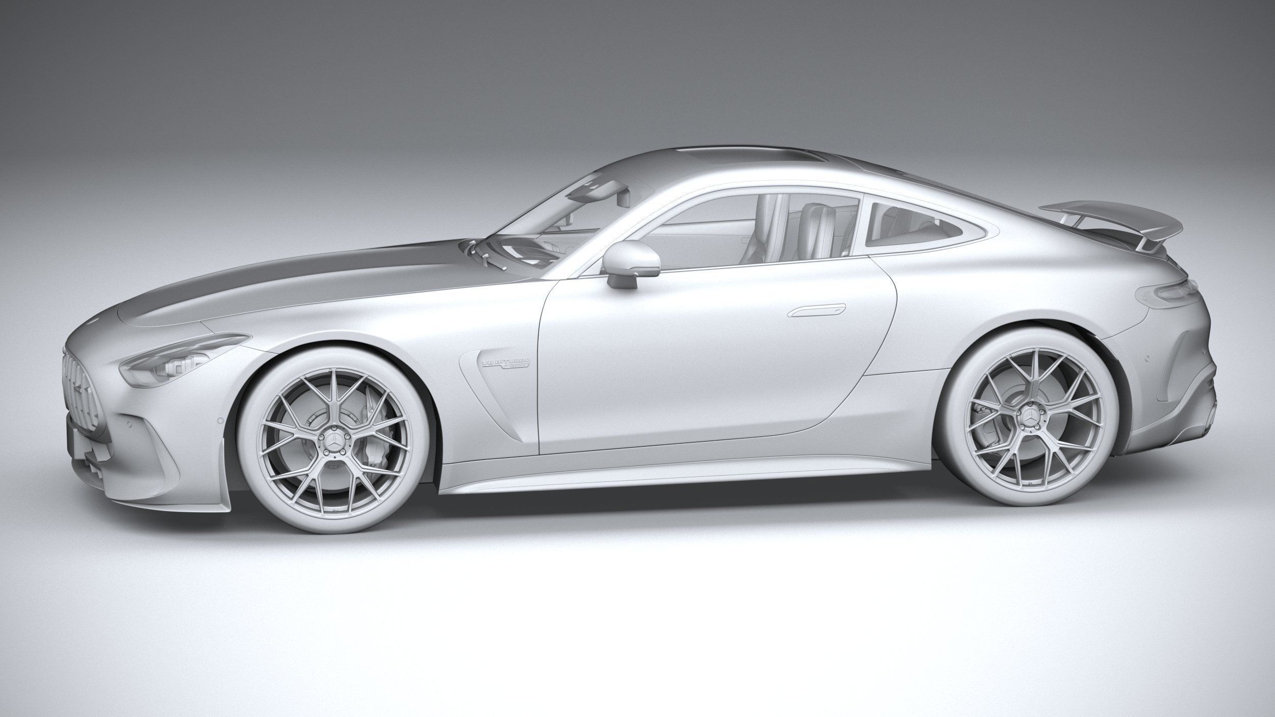 Mercedes-Benz AMG GT Coupe 2024 3D model_22