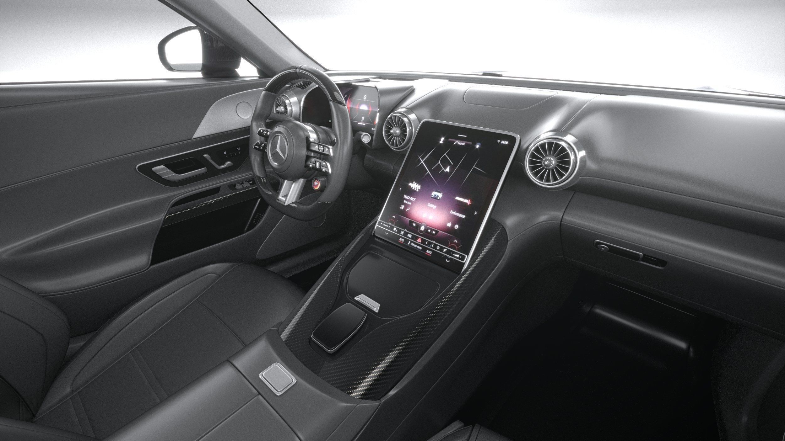 Mercedes-Benz AMG GT Coupe 2024 3D model_26