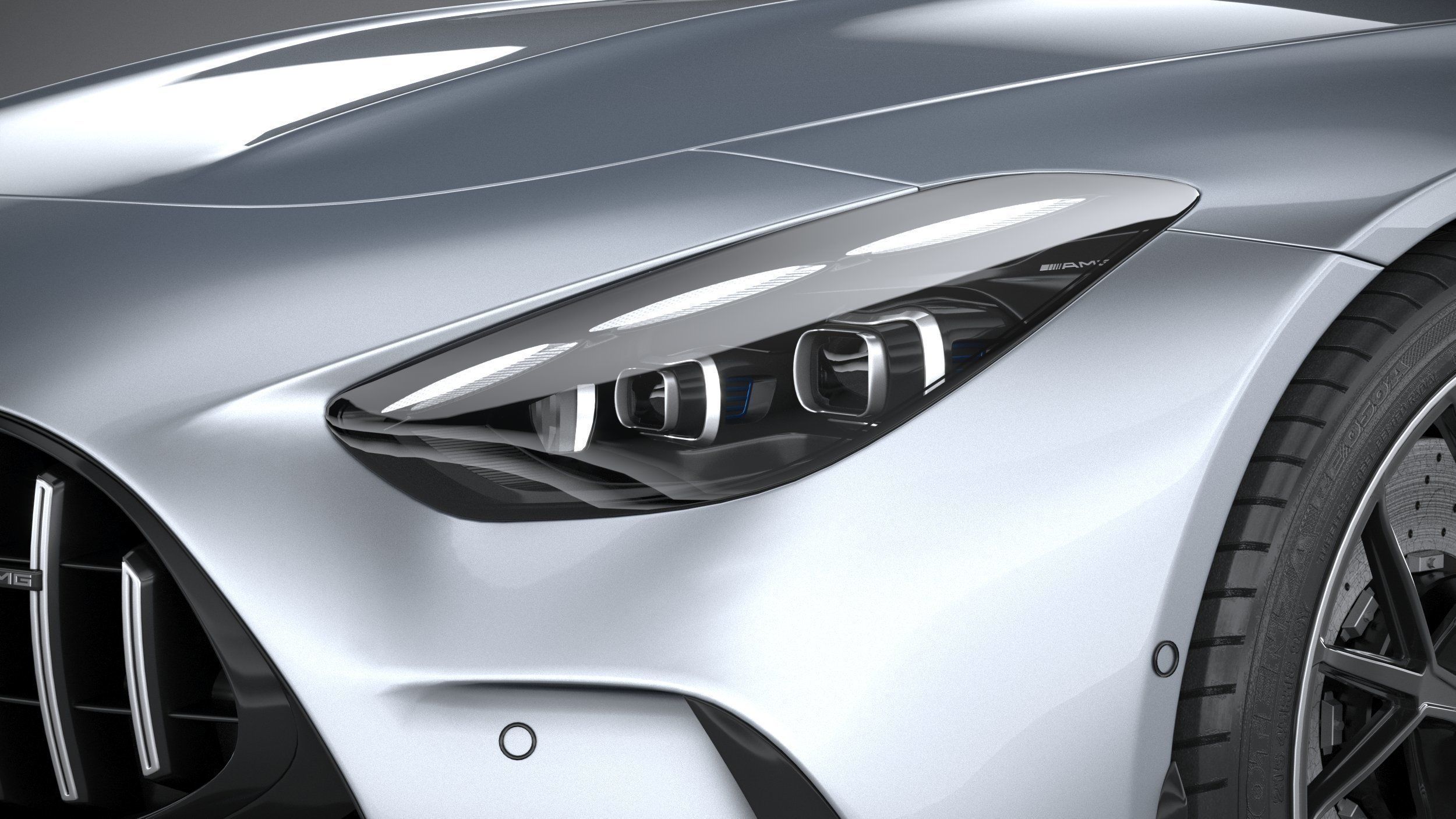 Mercedes-Benz AMG GT Coupe 2024 3D model_14