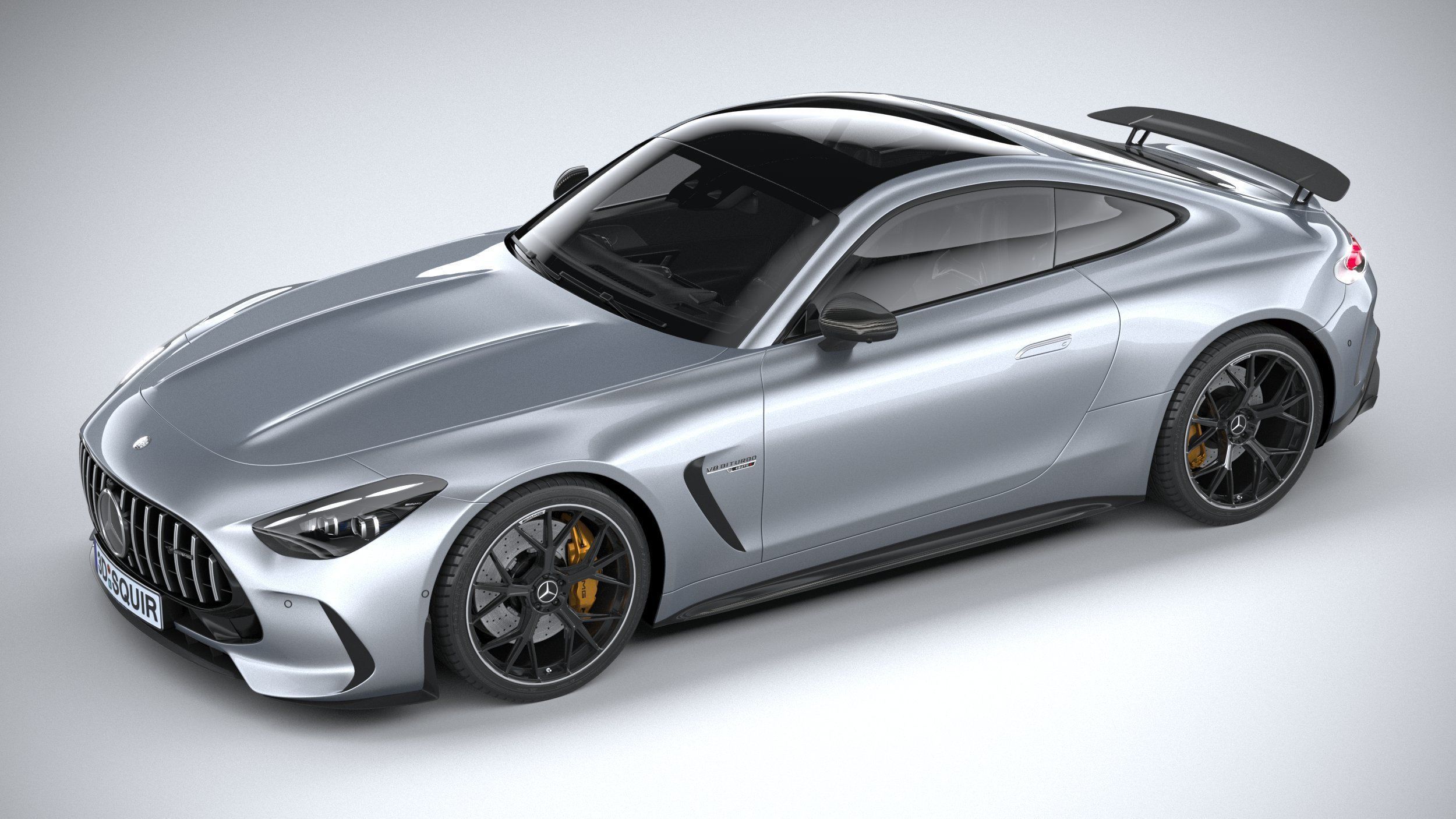 Mercedes-Benz AMG GT Coupe 2024 3D model_7