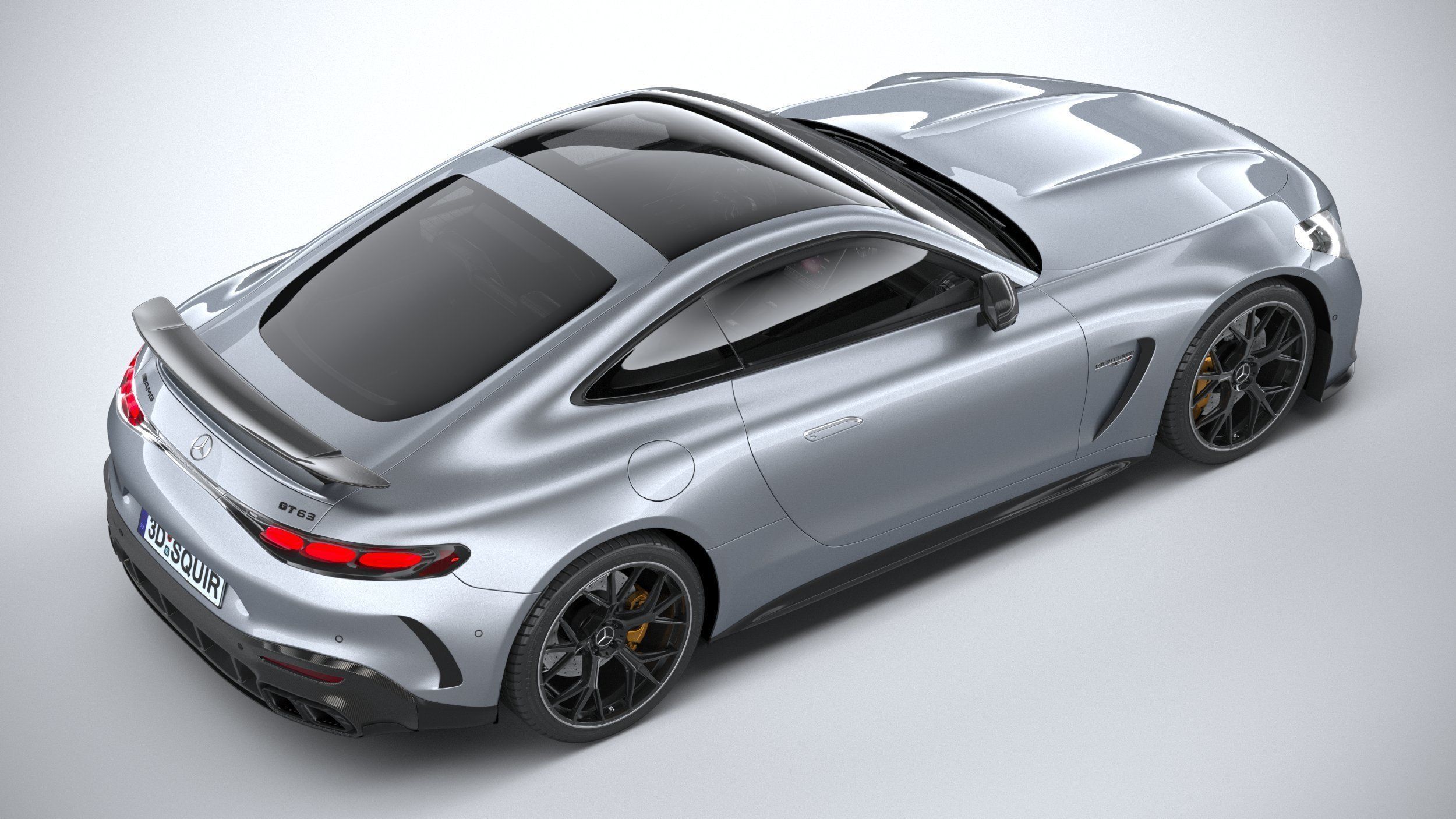 Mercedes-Benz AMG GT Coupe 2024 3D model_10