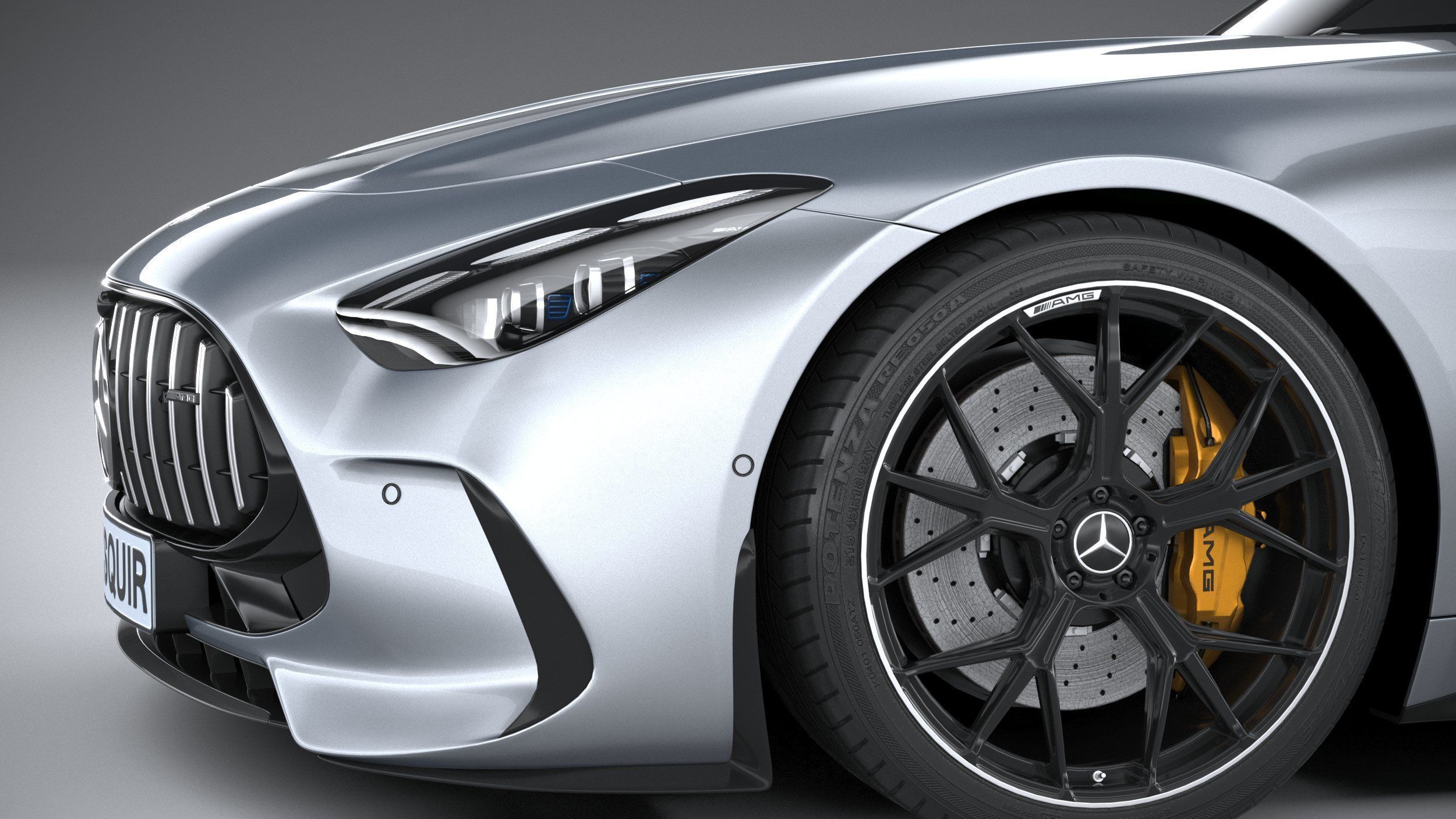 Mercedes-Benz AMG GT Coupe 2024 3D model_3