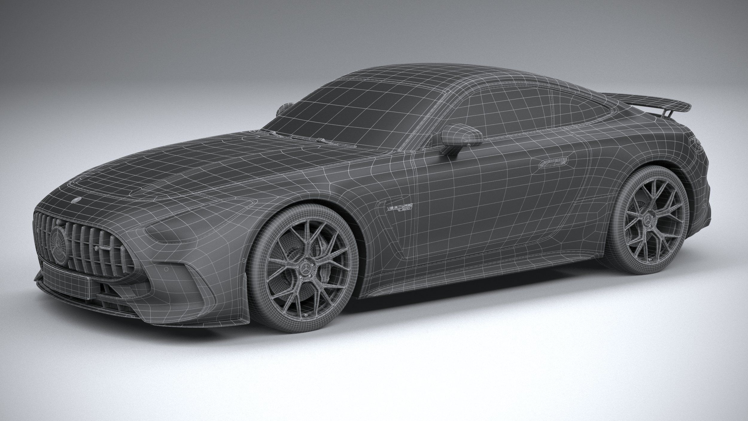 Mercedes-Benz AMG GT Coupe 2024 3D model_32