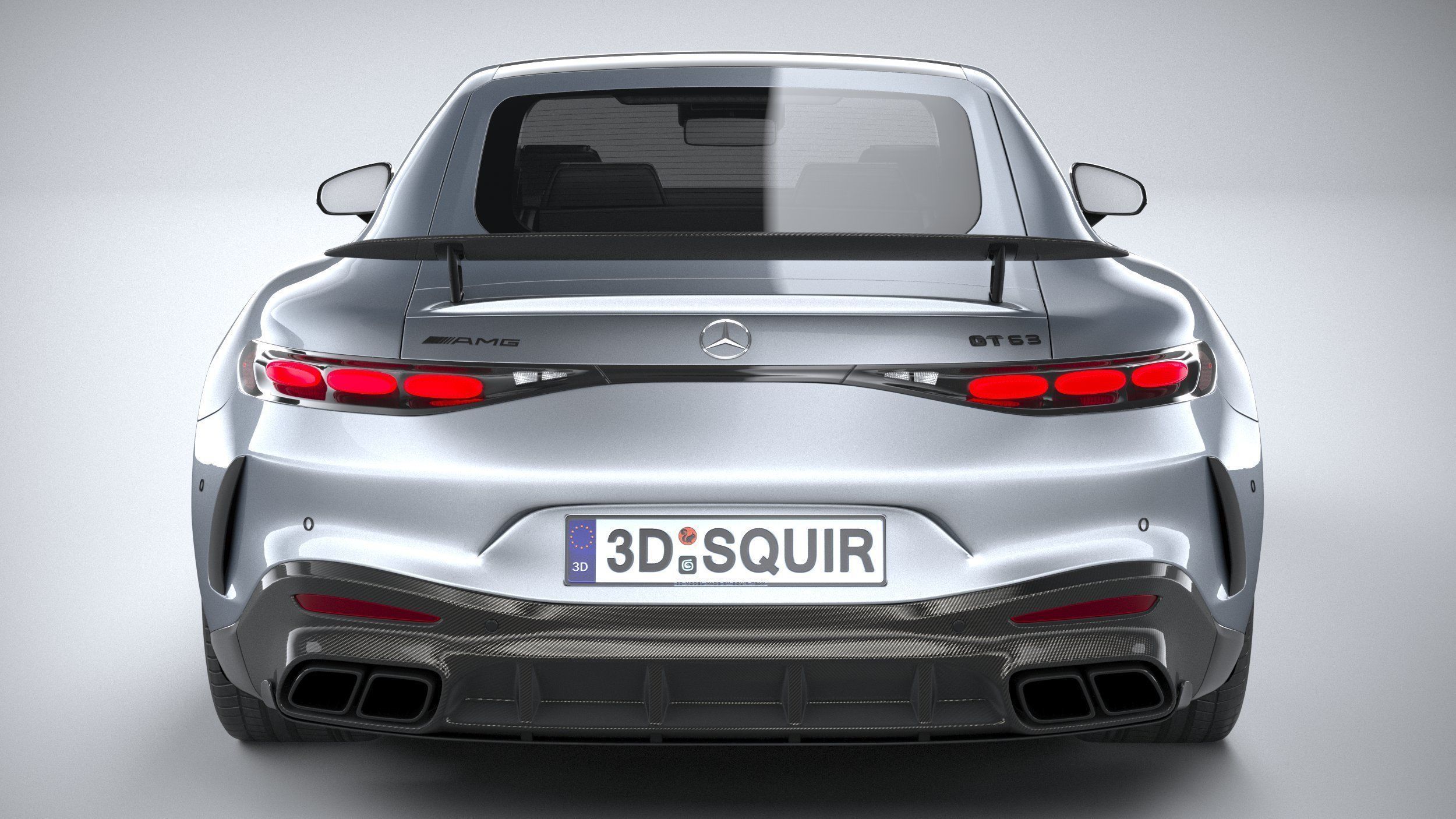 Mercedes-Benz AMG GT Coupe 2024 3D model_4