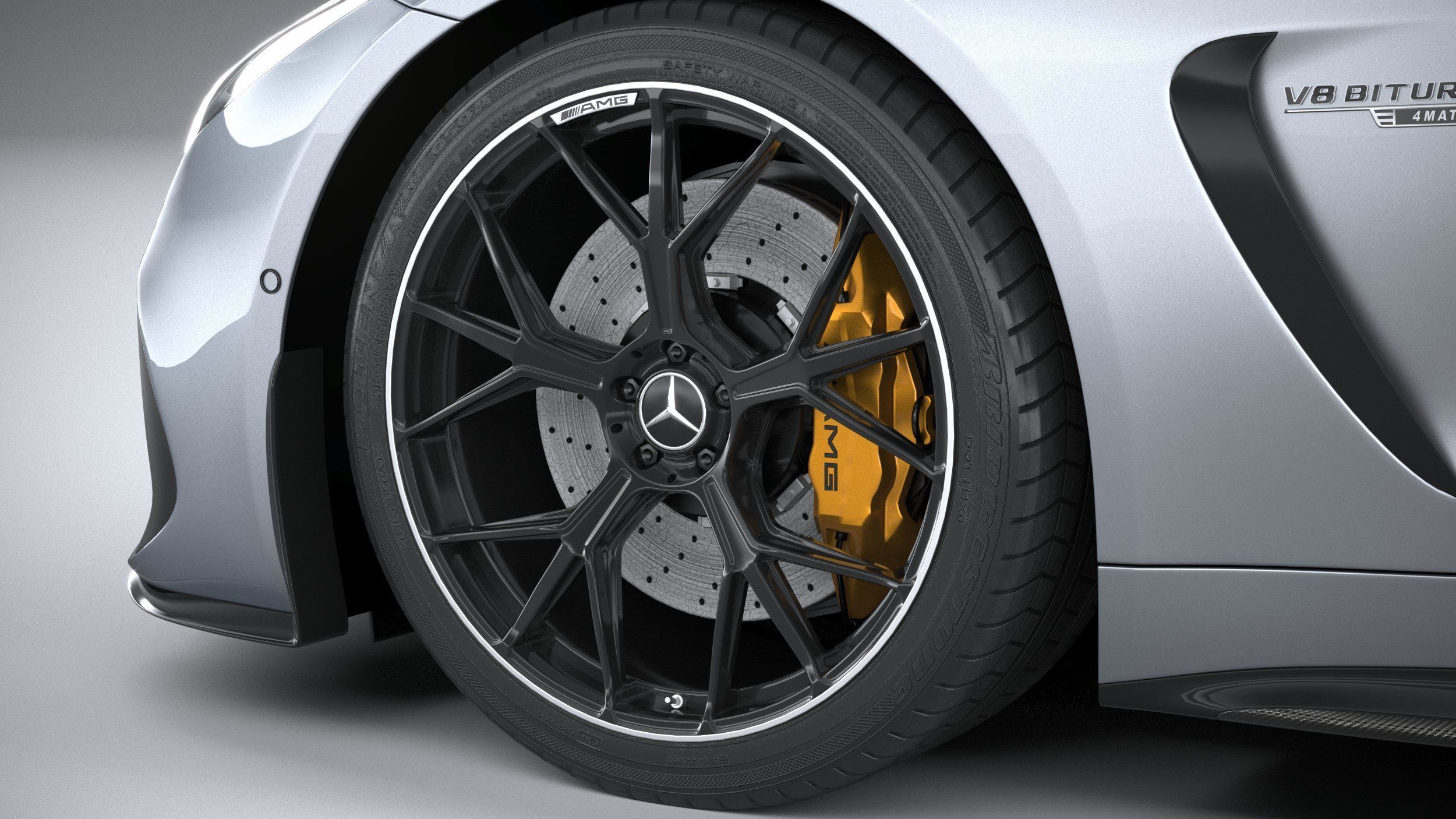 Mercedes-Benz AMG GT Coupe 2024 3D model_16