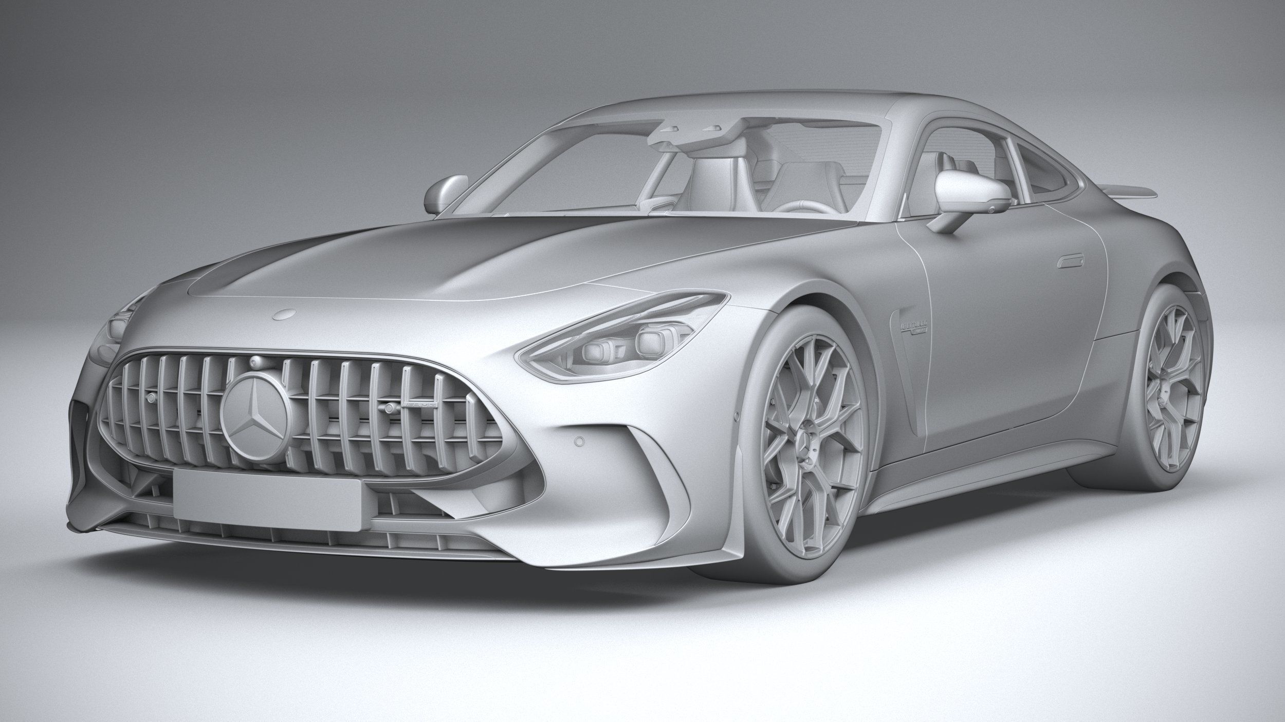 Mercedes-Benz AMG GT Coupe 2024 3D model_20