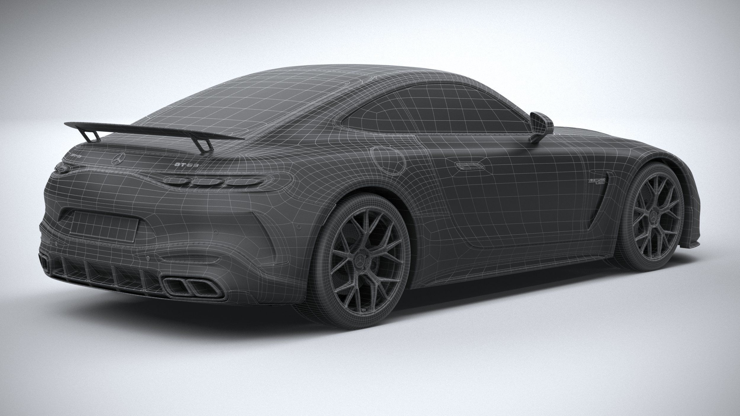 Mercedes-Benz AMG GT Coupe 2024 3D model_33
