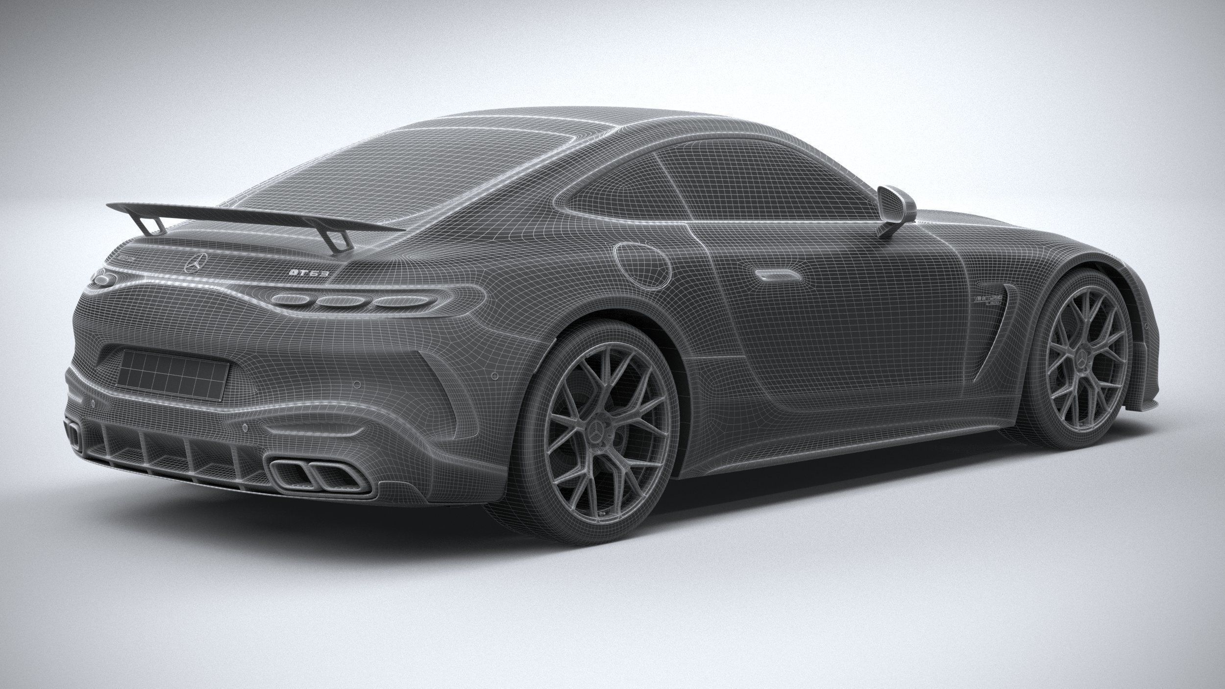 Mercedes-Benz AMG GT Coupe 2024 3D model_31