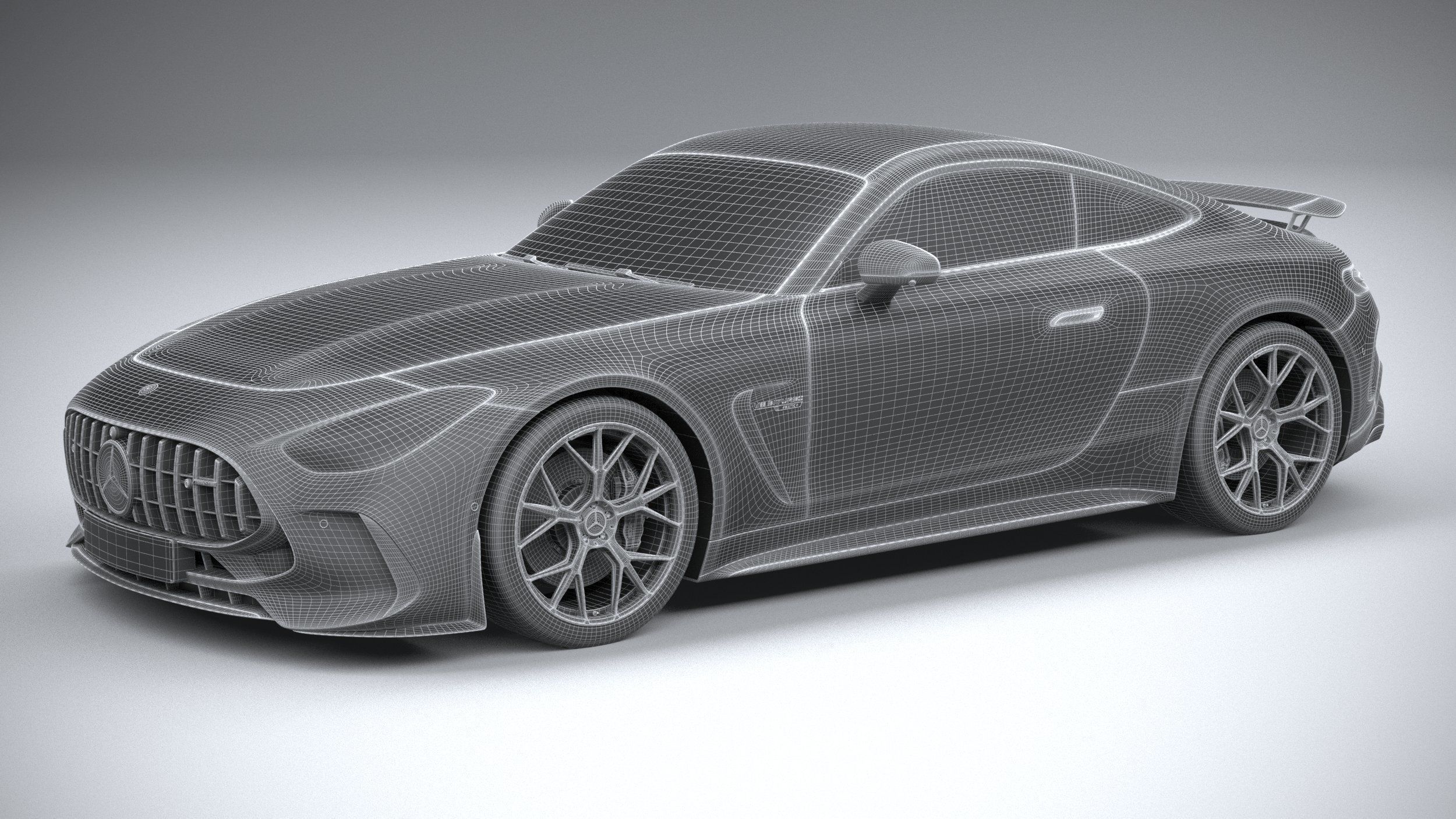 Mercedes-Benz AMG GT Coupe 2024 3D model_30