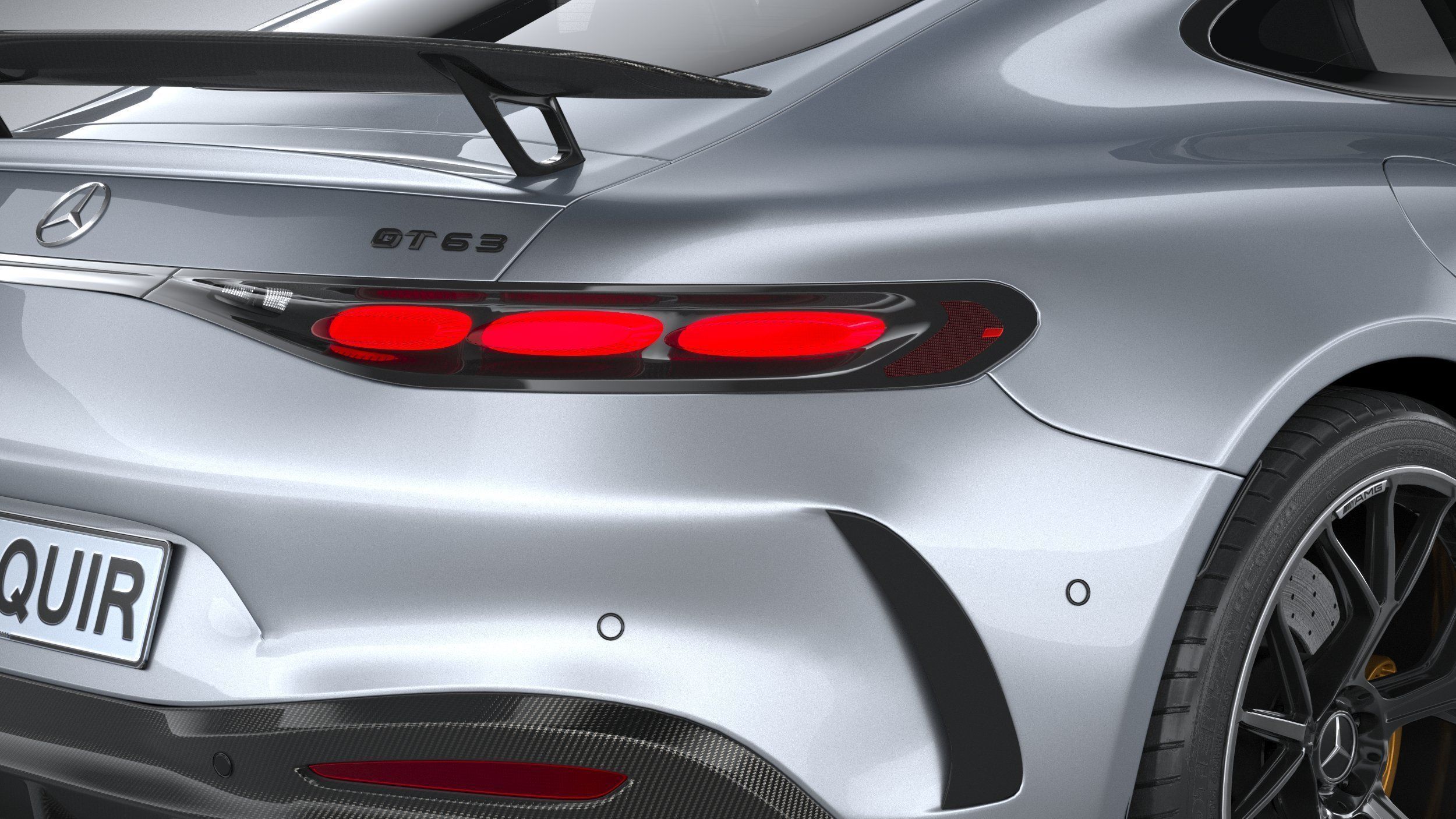 Mercedes-Benz AMG GT Coupe 2024 3D model_18