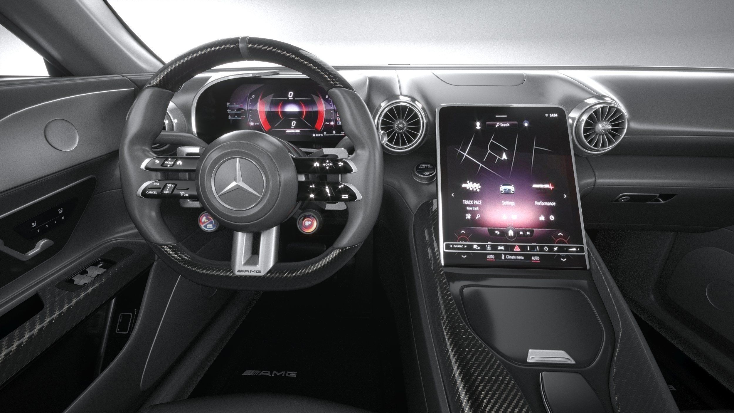 Mercedes-Benz AMG GT Coupe 2024 3D model_27