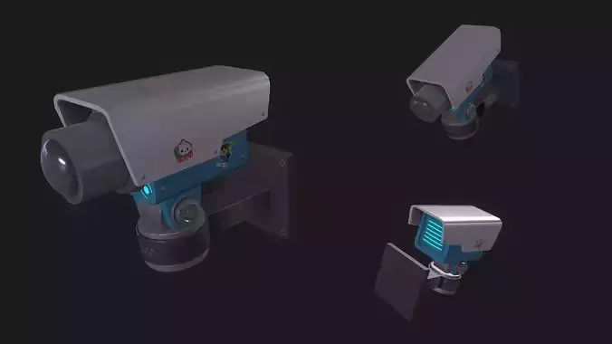 Low Poly Stylized Camera